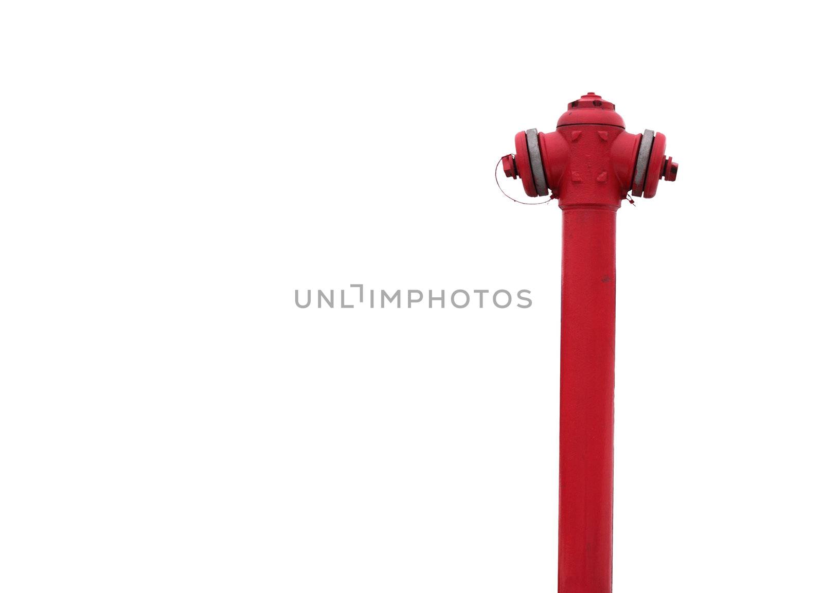 Hydrant, water-hose isolated on white background