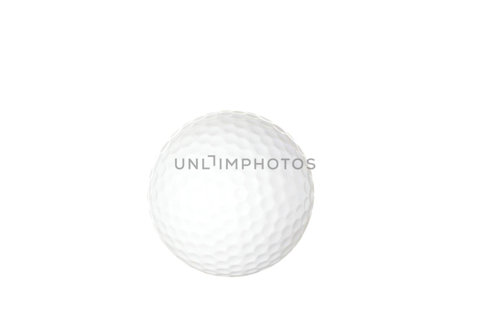 Golf ball isolated on white by BDS