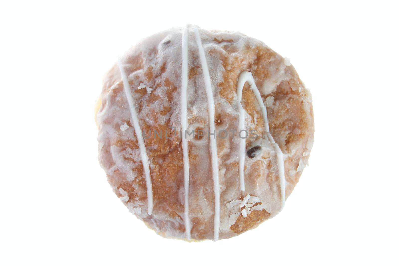 Doughtnut, burgeon isolated on white background