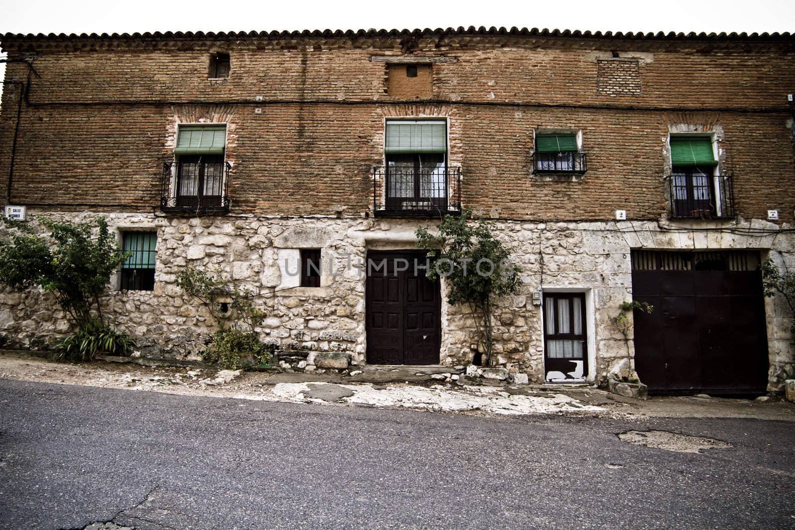 Medieval town, old architecture in Torija Spain