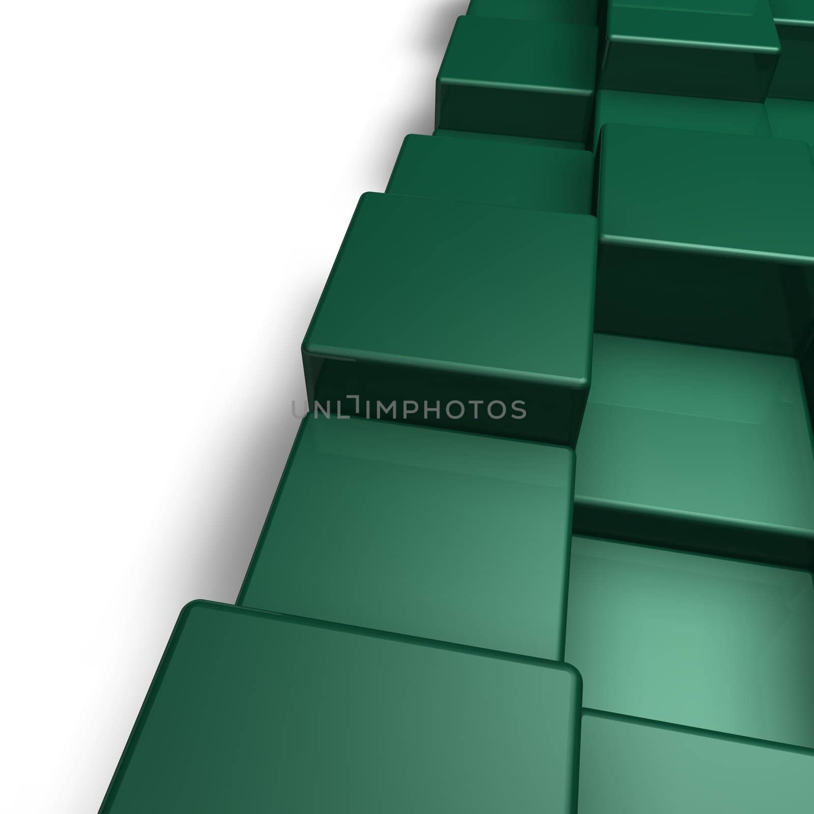 3d cubes background - illustration