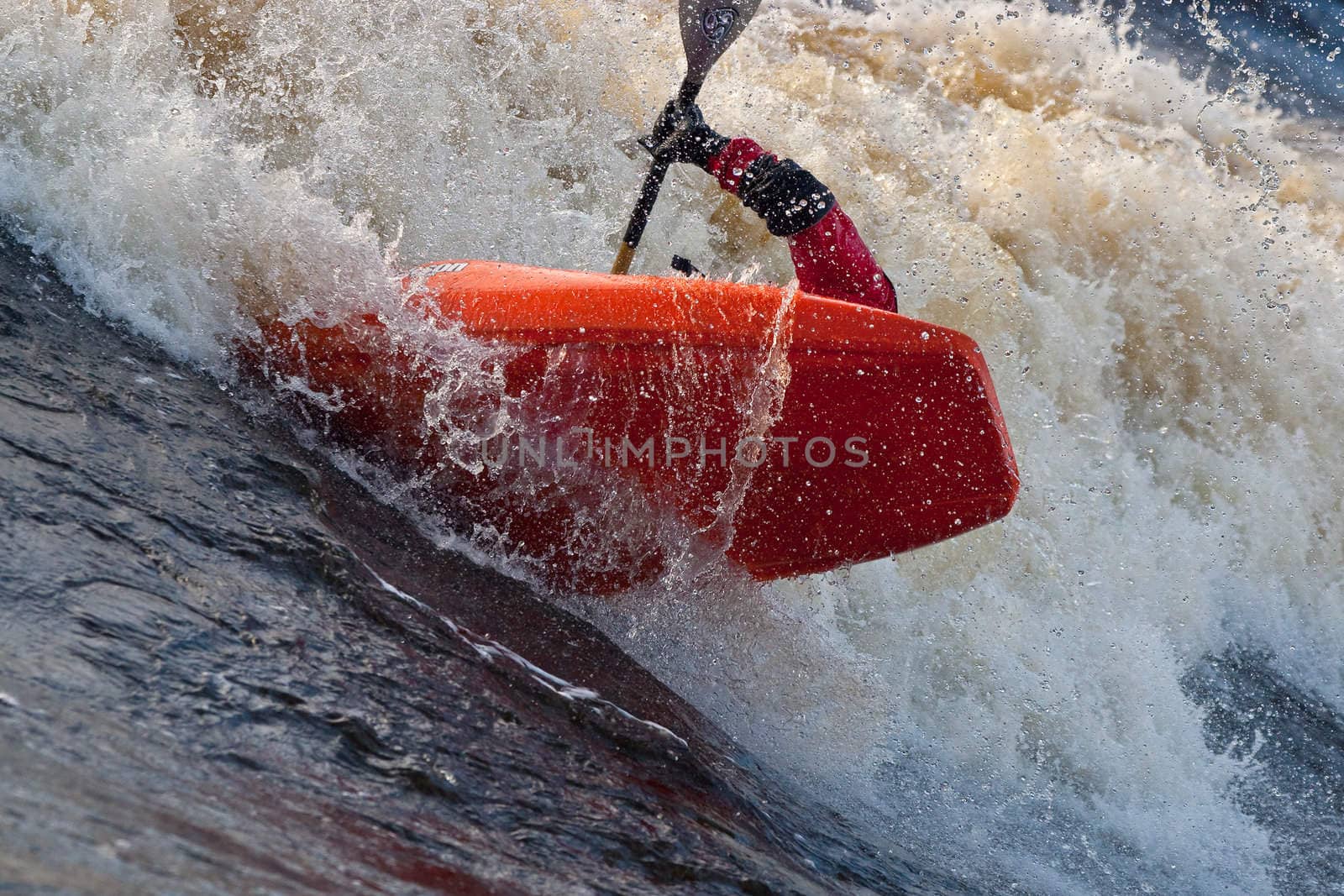 Freestyle on whitewater by Chudakov