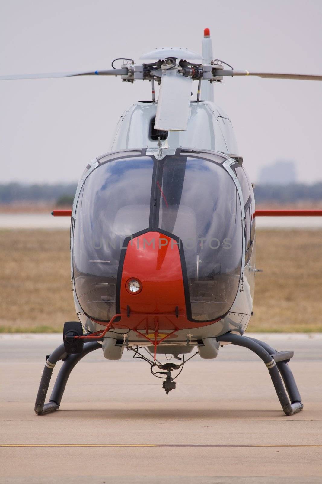 Helicopter used in order that the future pilots accomplish their first practices
