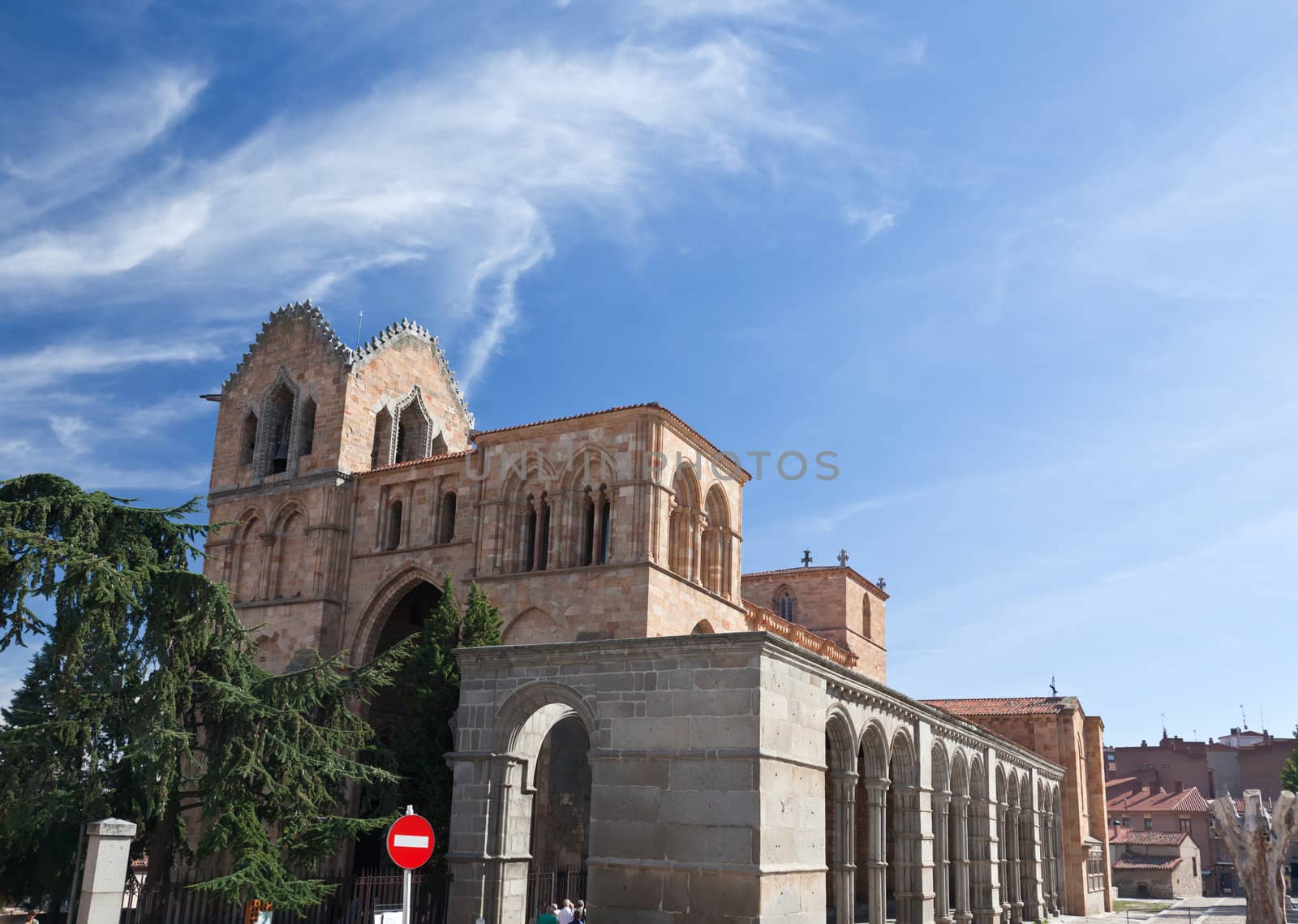The San Vicente Basilica in Avila by gary718