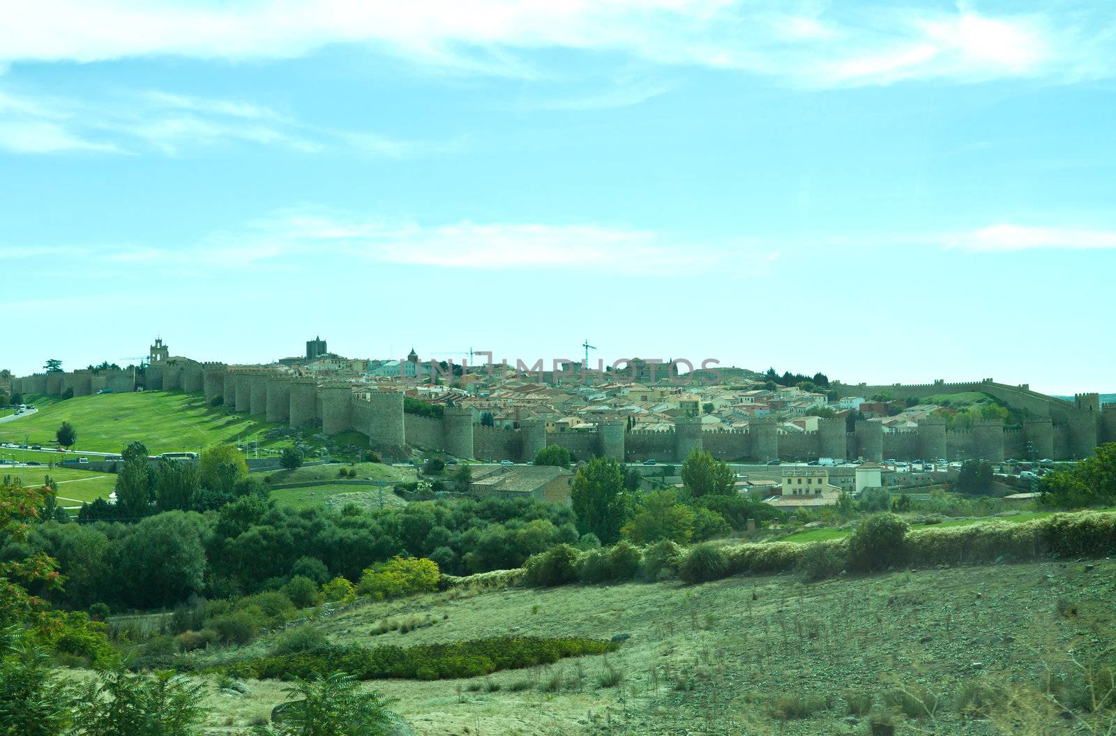 Medieval city Avila near Madird by gary718
