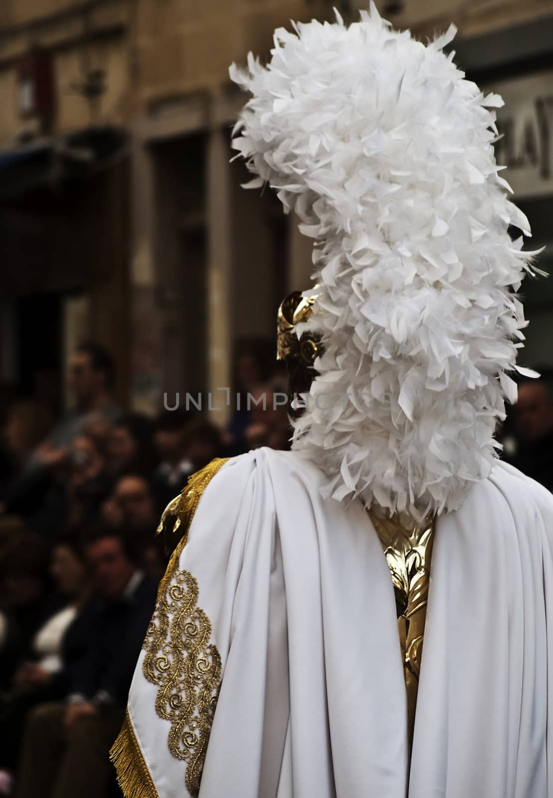 LUQA, MALTA - APR10 - Roman general during the Good Friday procesion in Luqa in Malta April 10, 2009