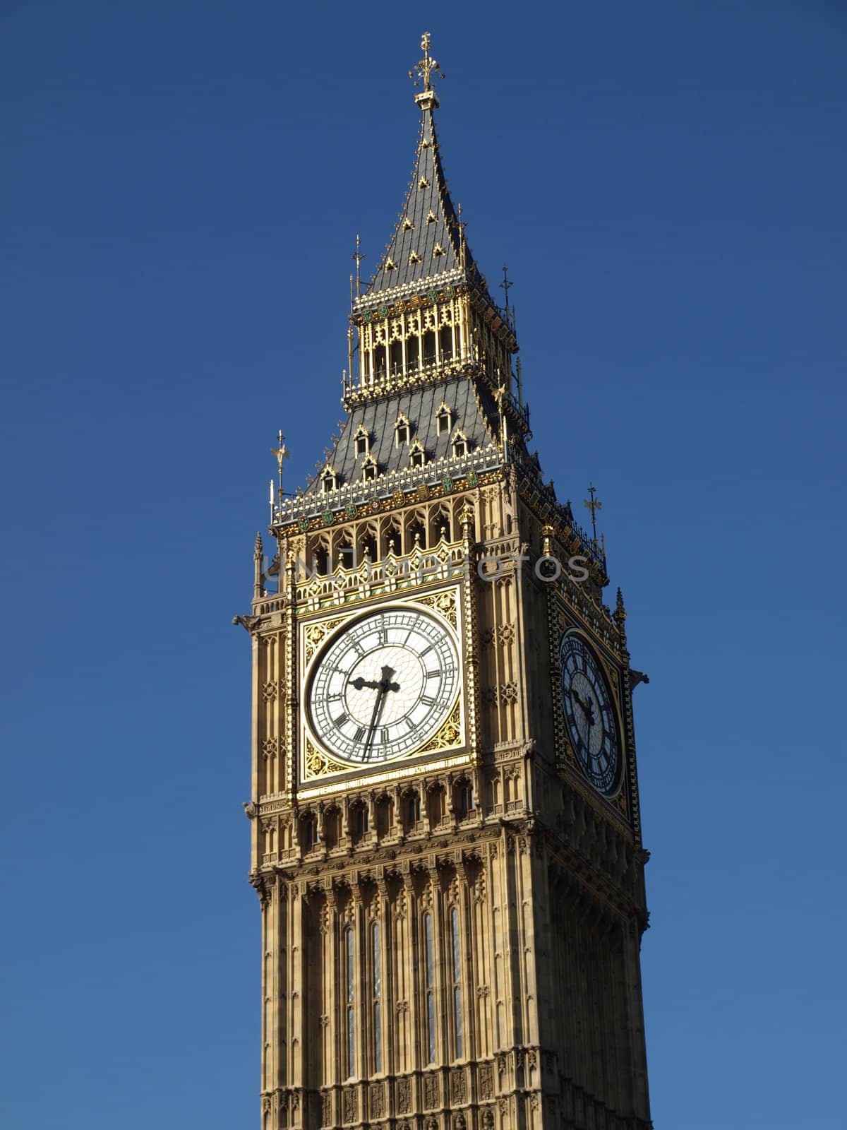 Big Ben at the Houses of Parliament, Westminster Palace, London, UK