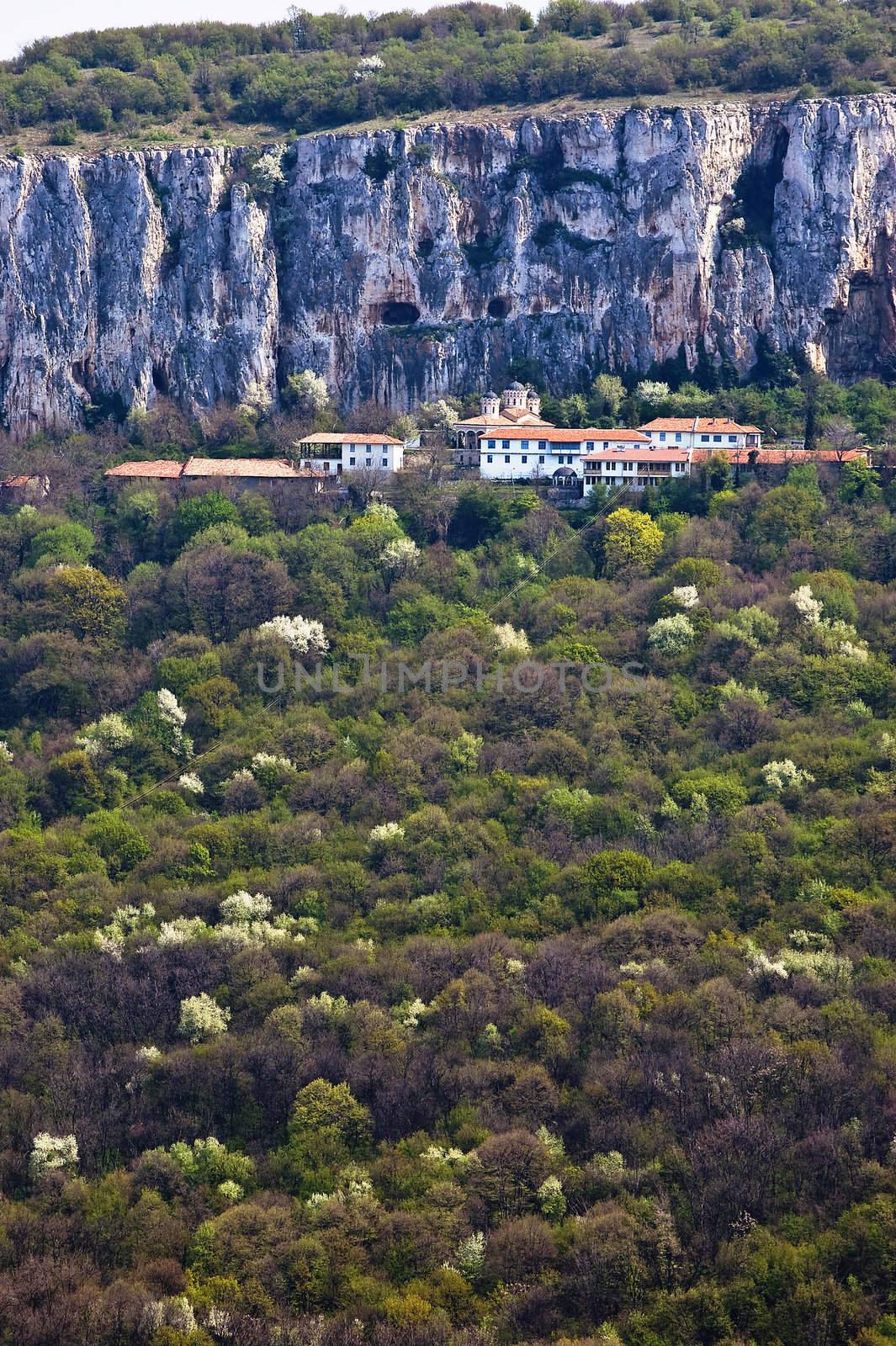 monastery high in mountain by Dessie_bg