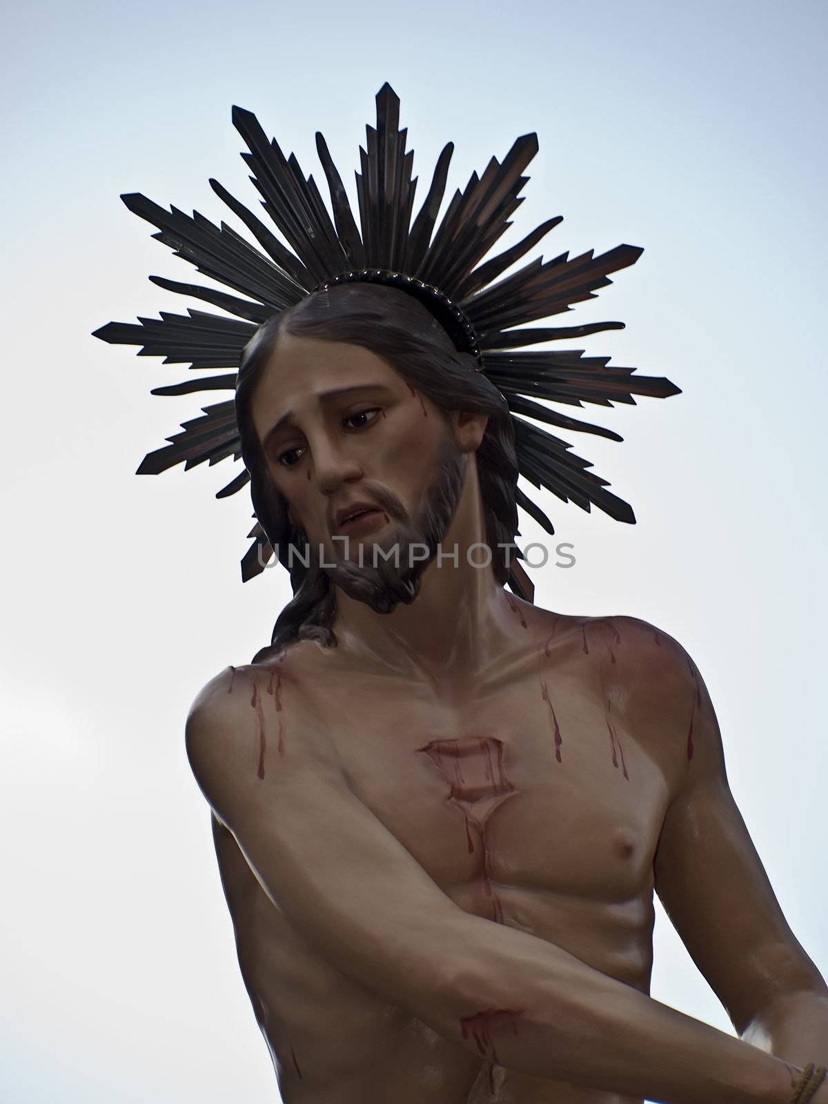 Statue of Jesus Christ during the Good Friday procession in Malta April 10, 2009