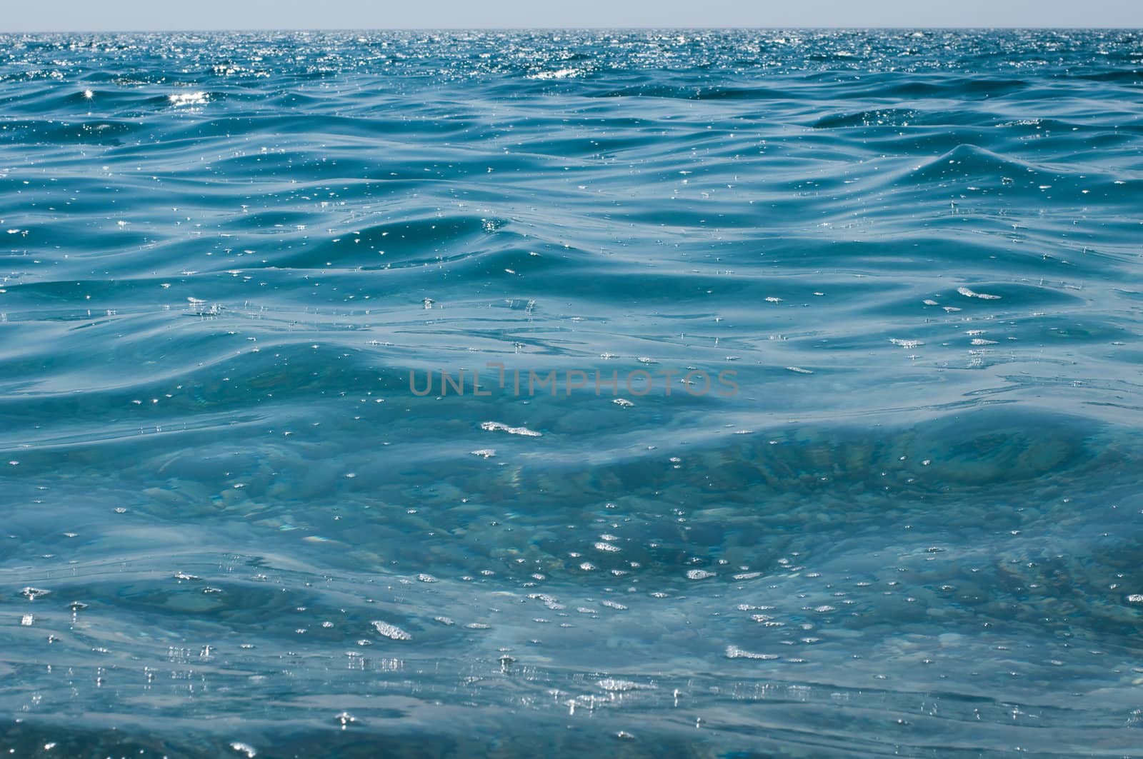 clean water of Adriatic sea