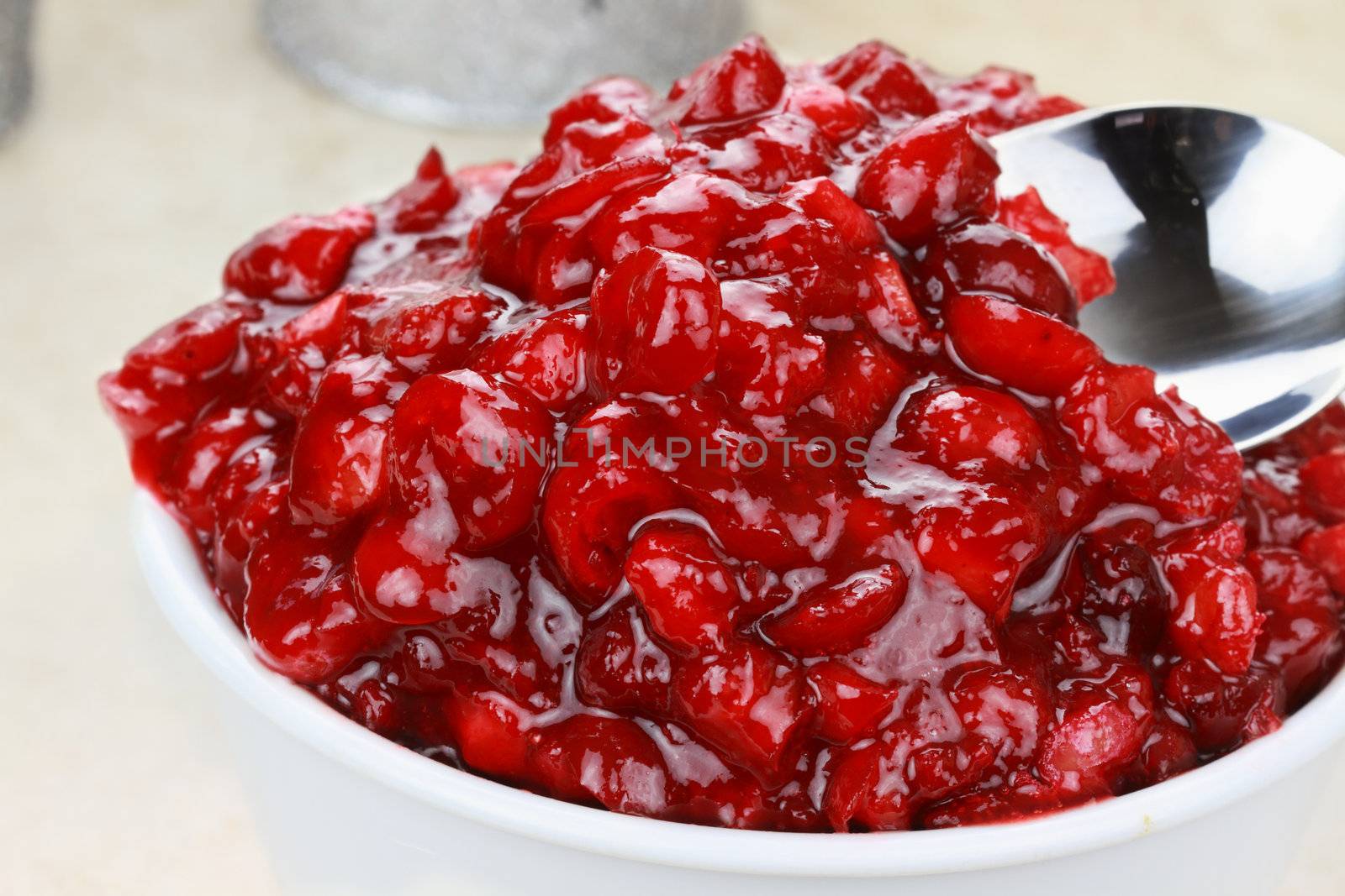 Fresh homemade cranberry relish made from fresh cranberries, pineapples, walnuts and celery.
