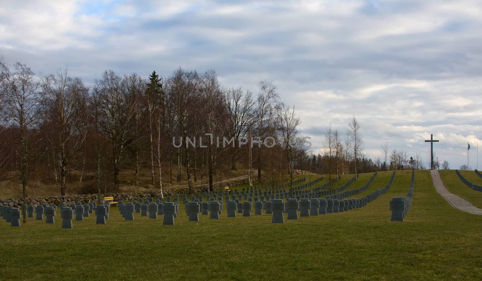 Cemetery of German the soldiers Latvia