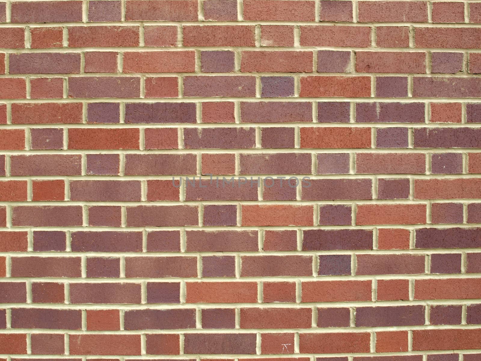 A brick wall useful as a background