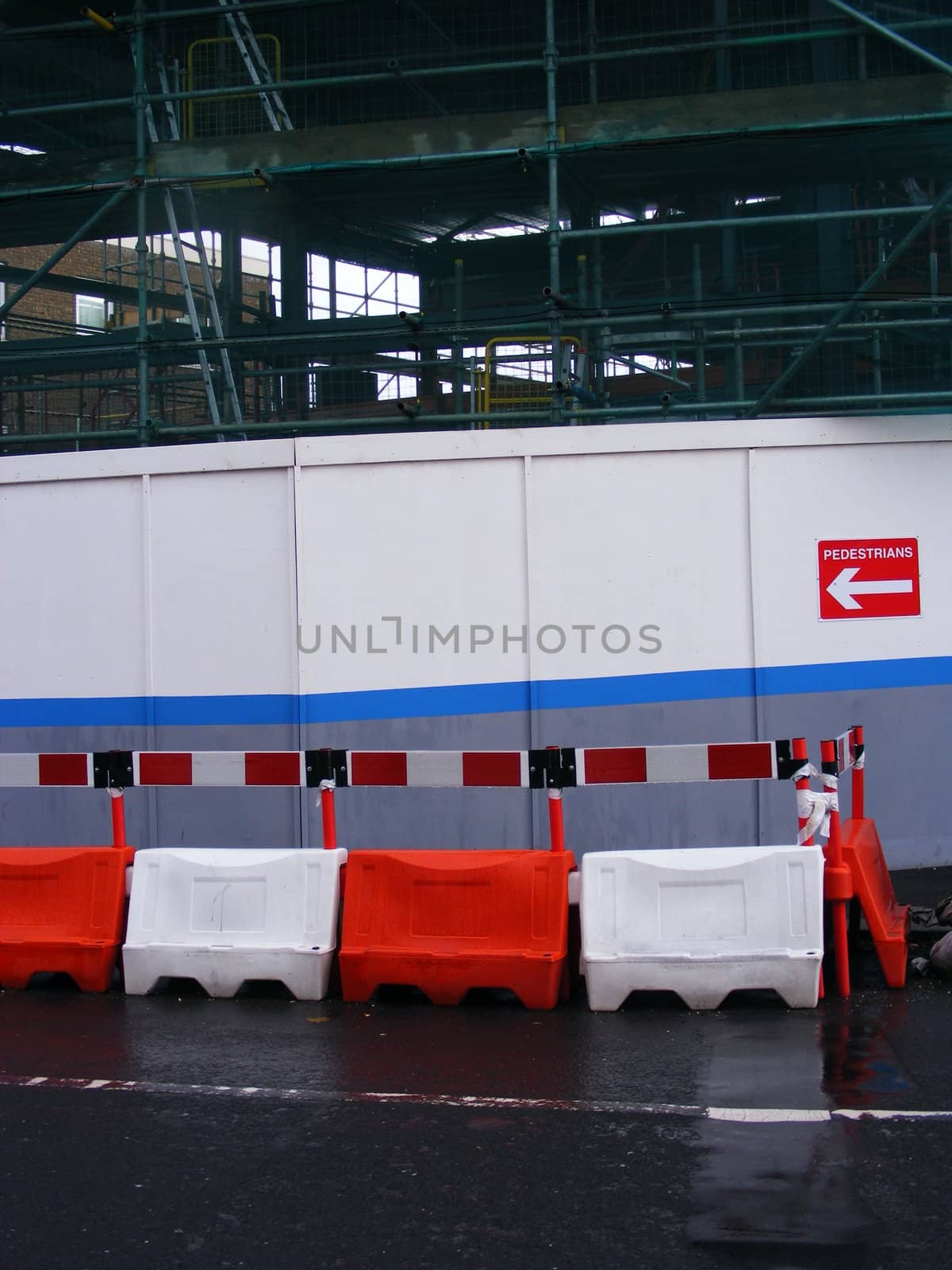 A photograph of construction site works.