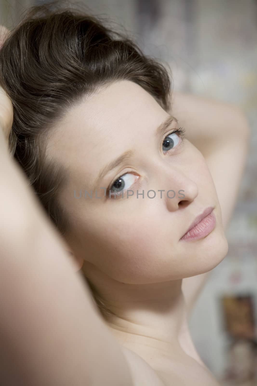 portrait young attractive woman