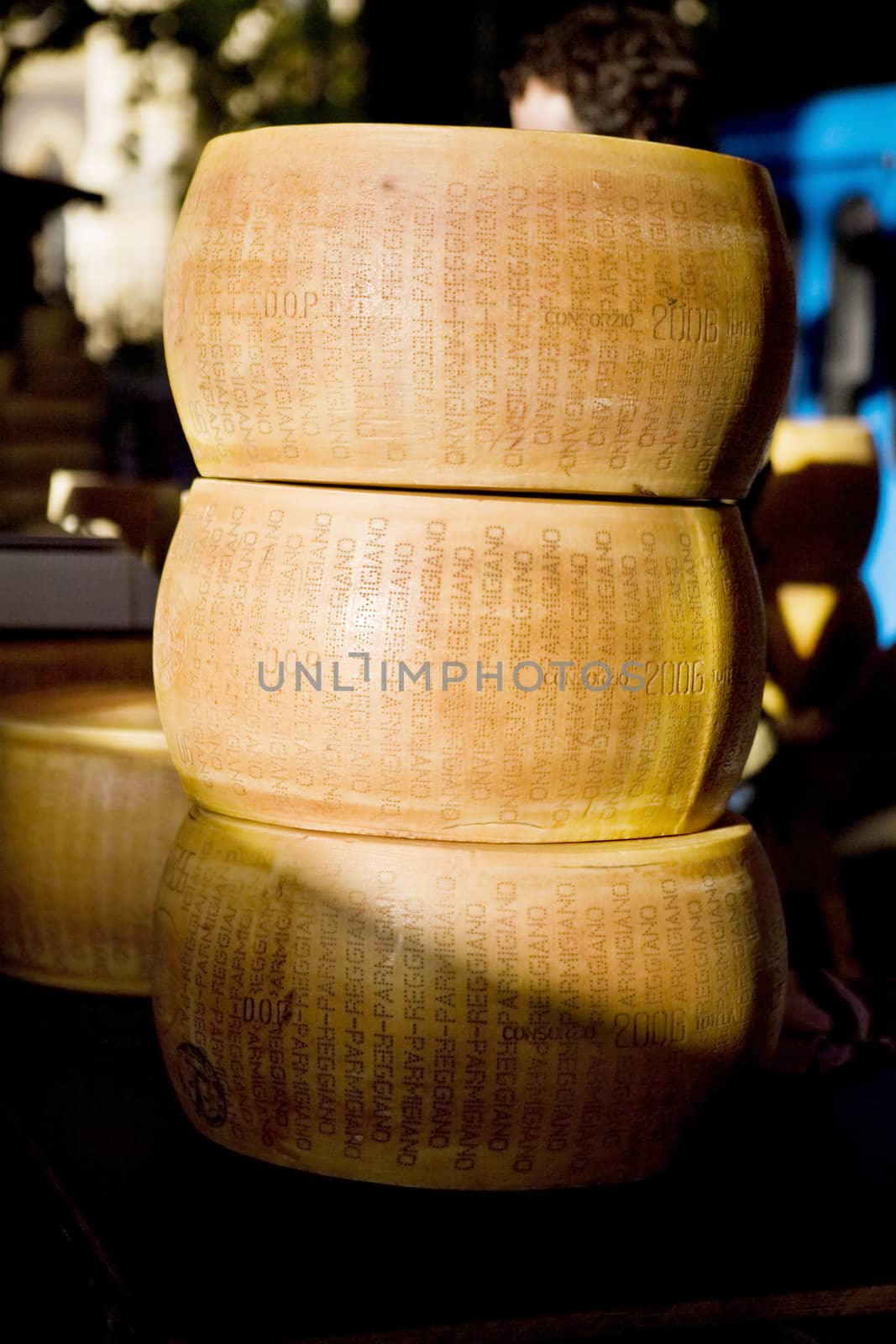 Parmesan. Food market