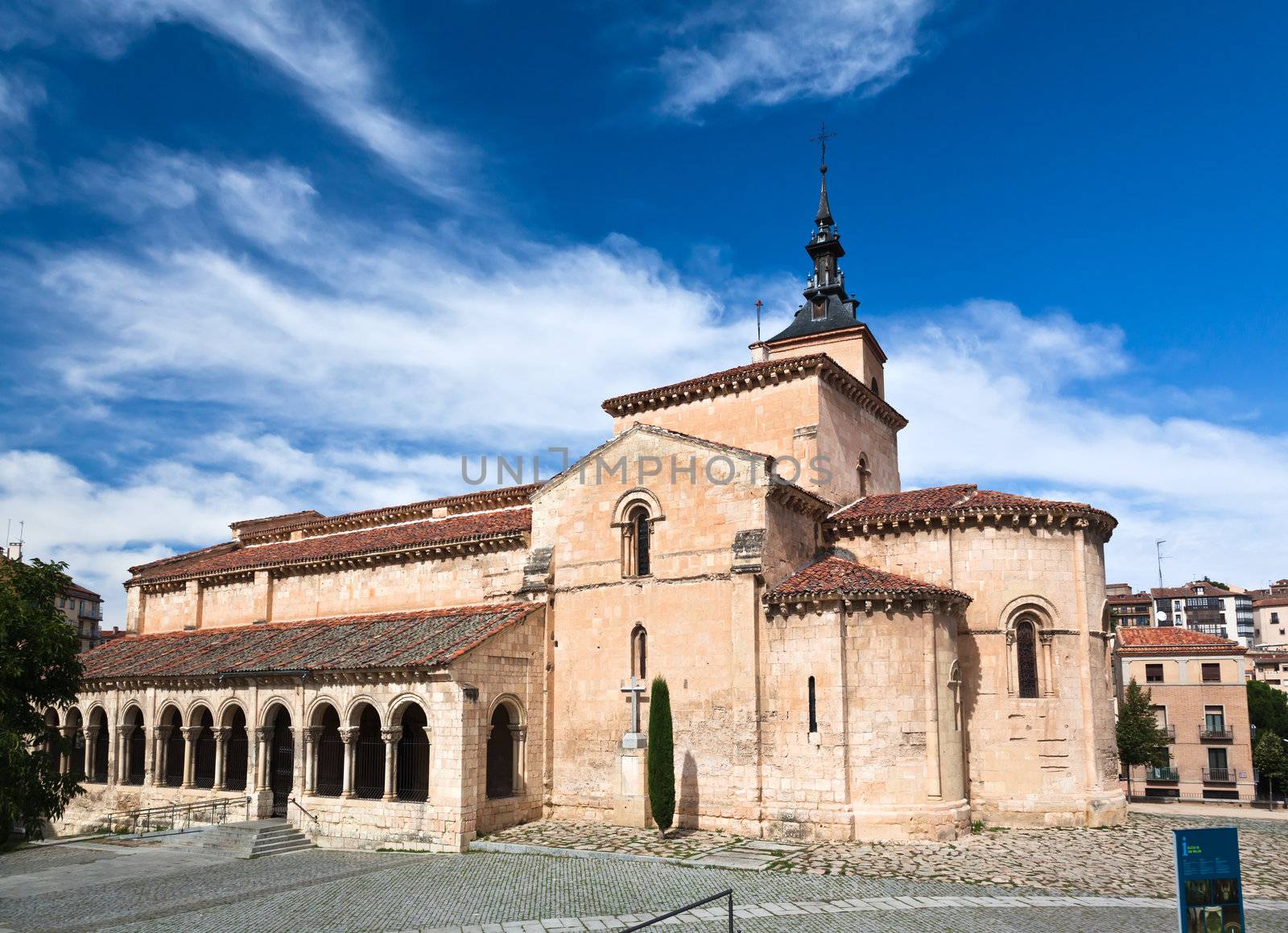 an ancient church in Segovia, World Hetirage city, Spain