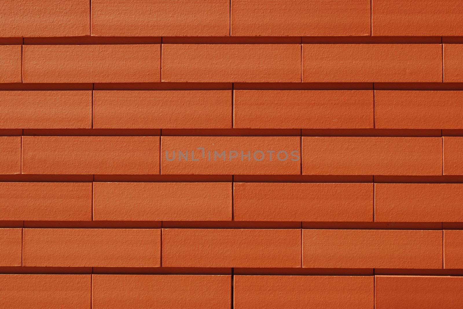 Beautiful orange brick wall background