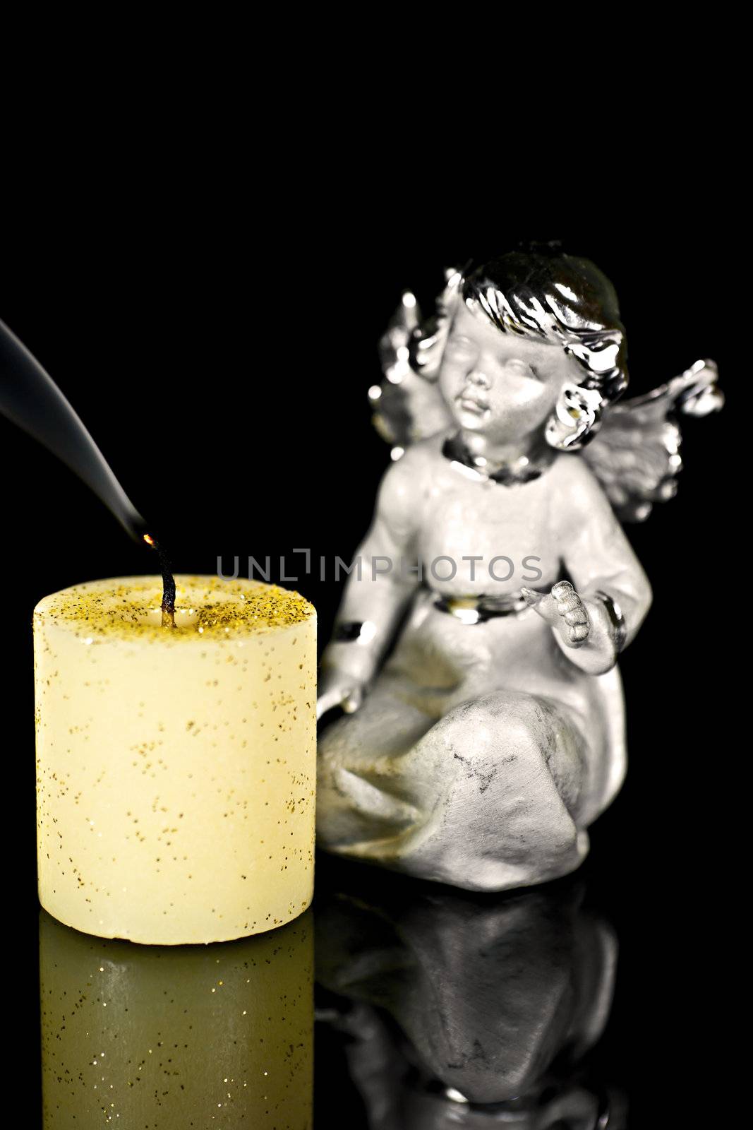 Extinguished candle. by gitusik