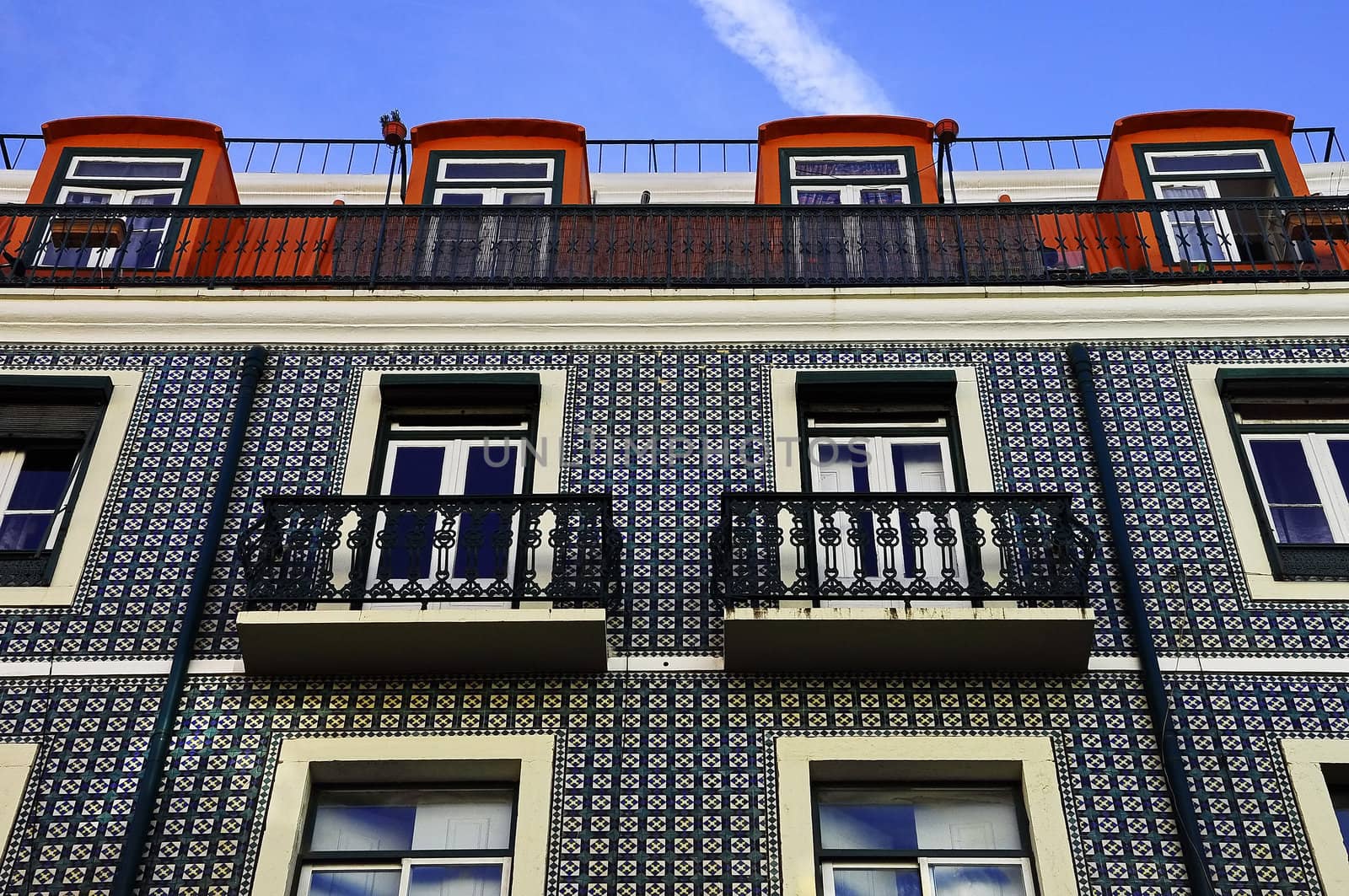portugal, houses, porch, railings, building, balcony