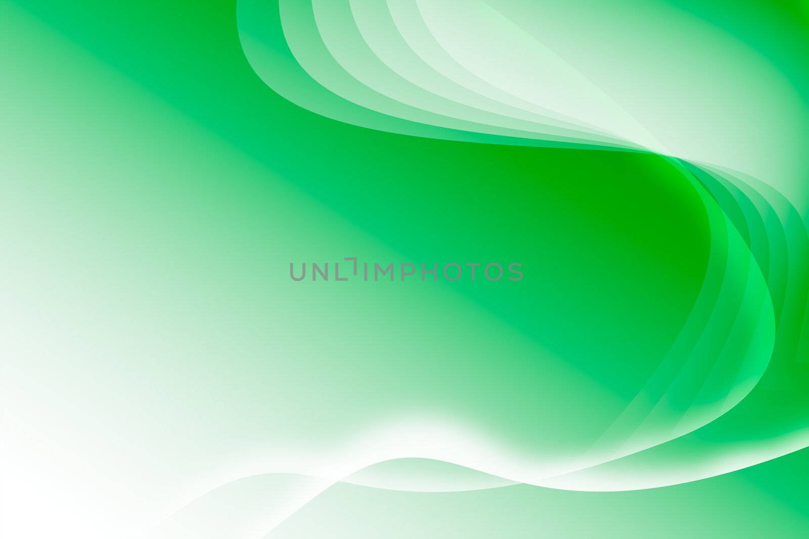 It is a green light abstract background.