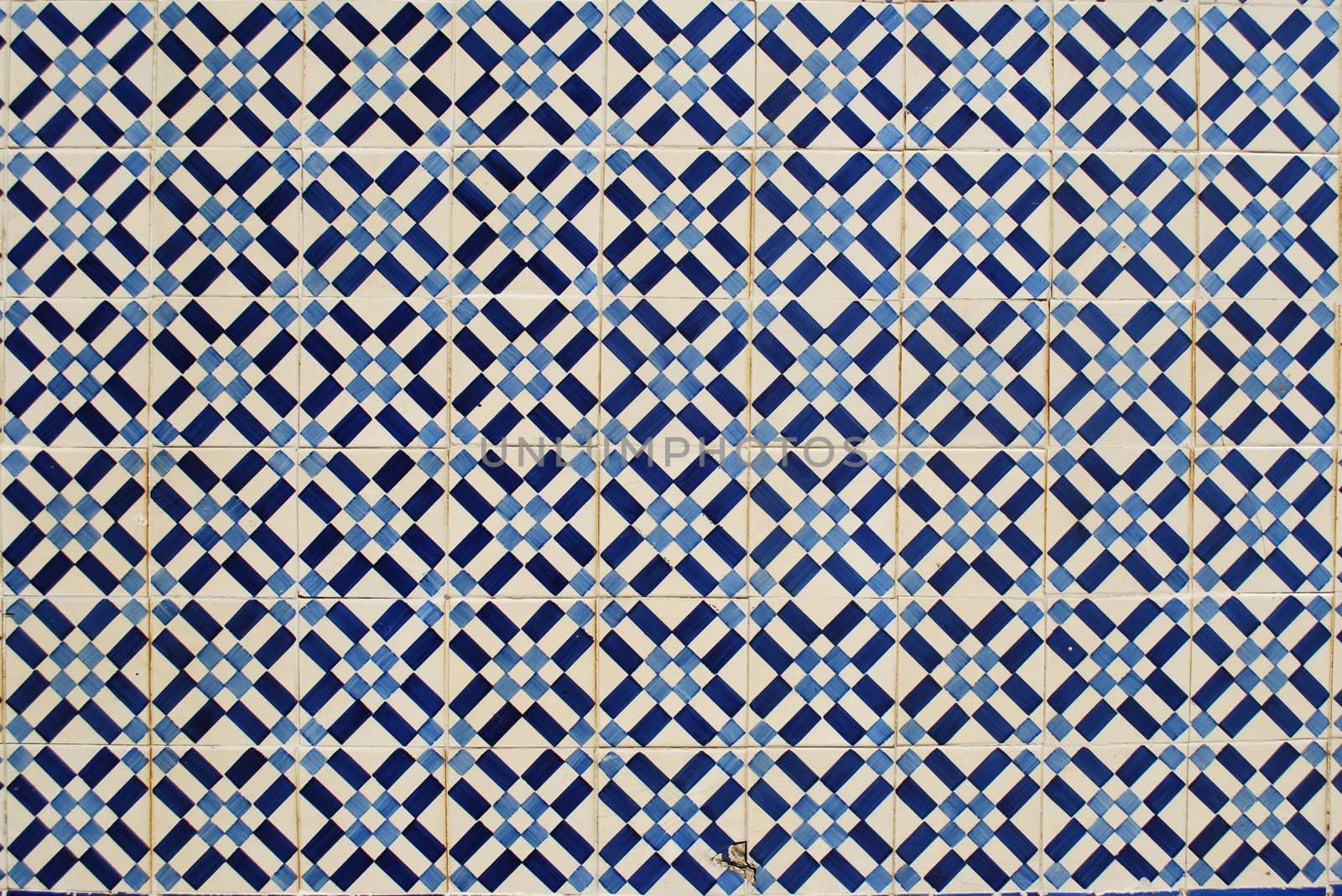 portuguese typical ceramic pattern 'azulejos'