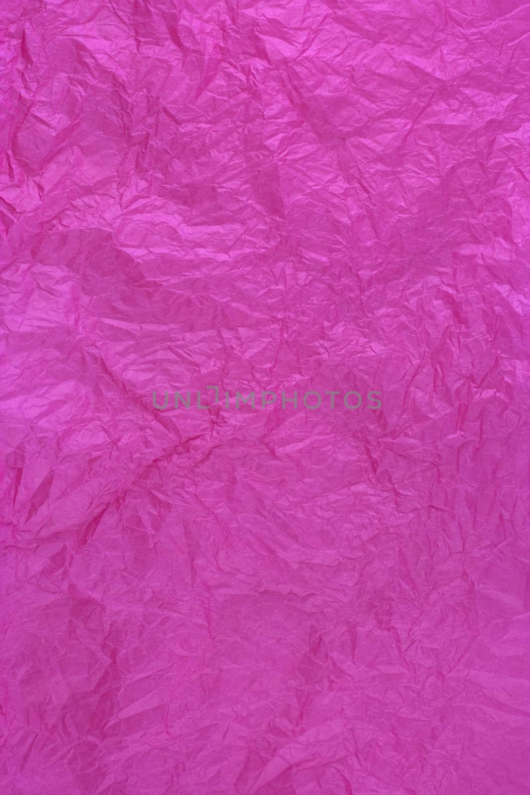 dark pink tissue wrapping paper texture, crumpled and wrinkled