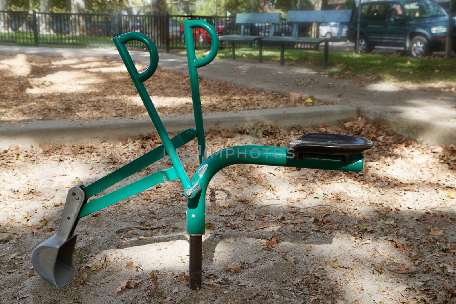 Childrens playground shovel by bobkeenan