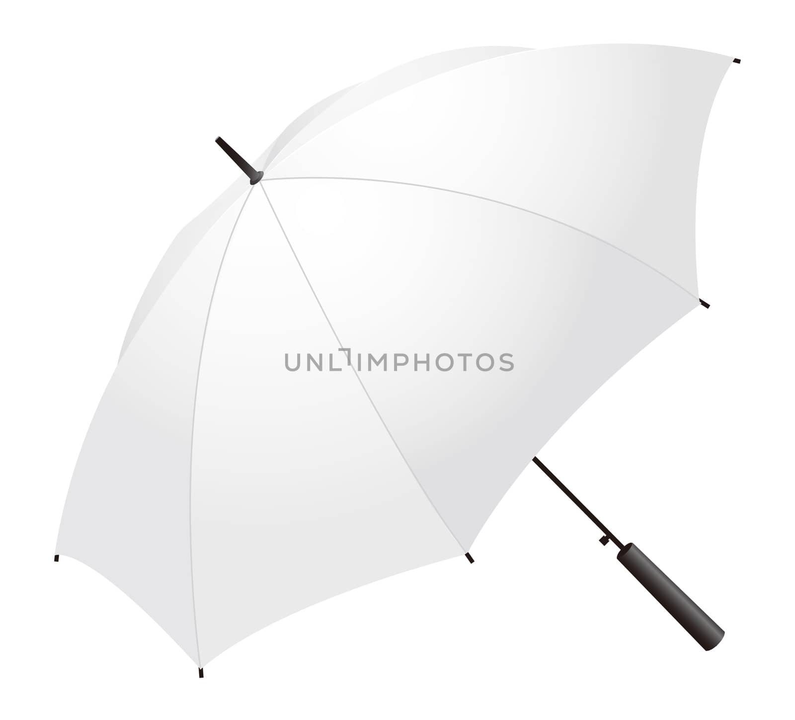 A white umbrella