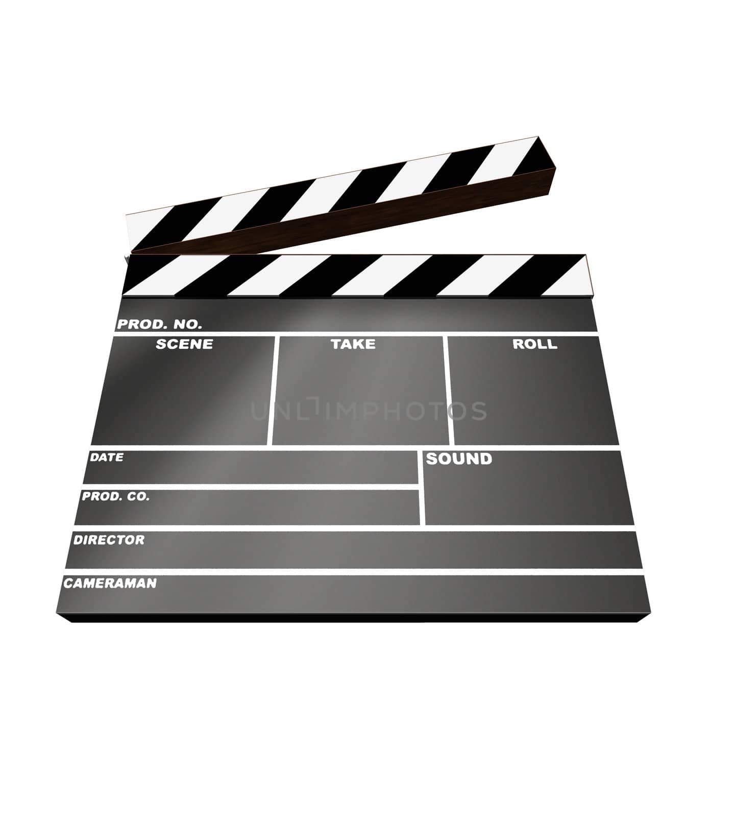 Clapper Board (3D image)