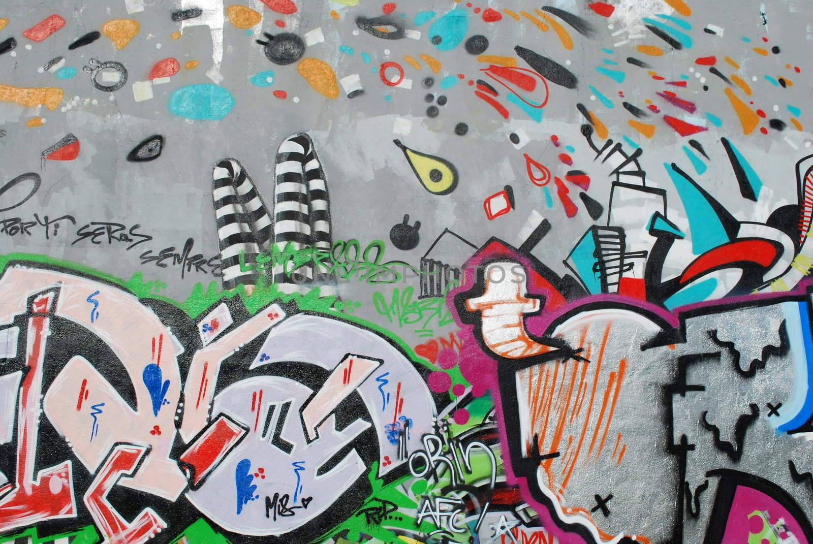 Graffiti wall by luissantos84