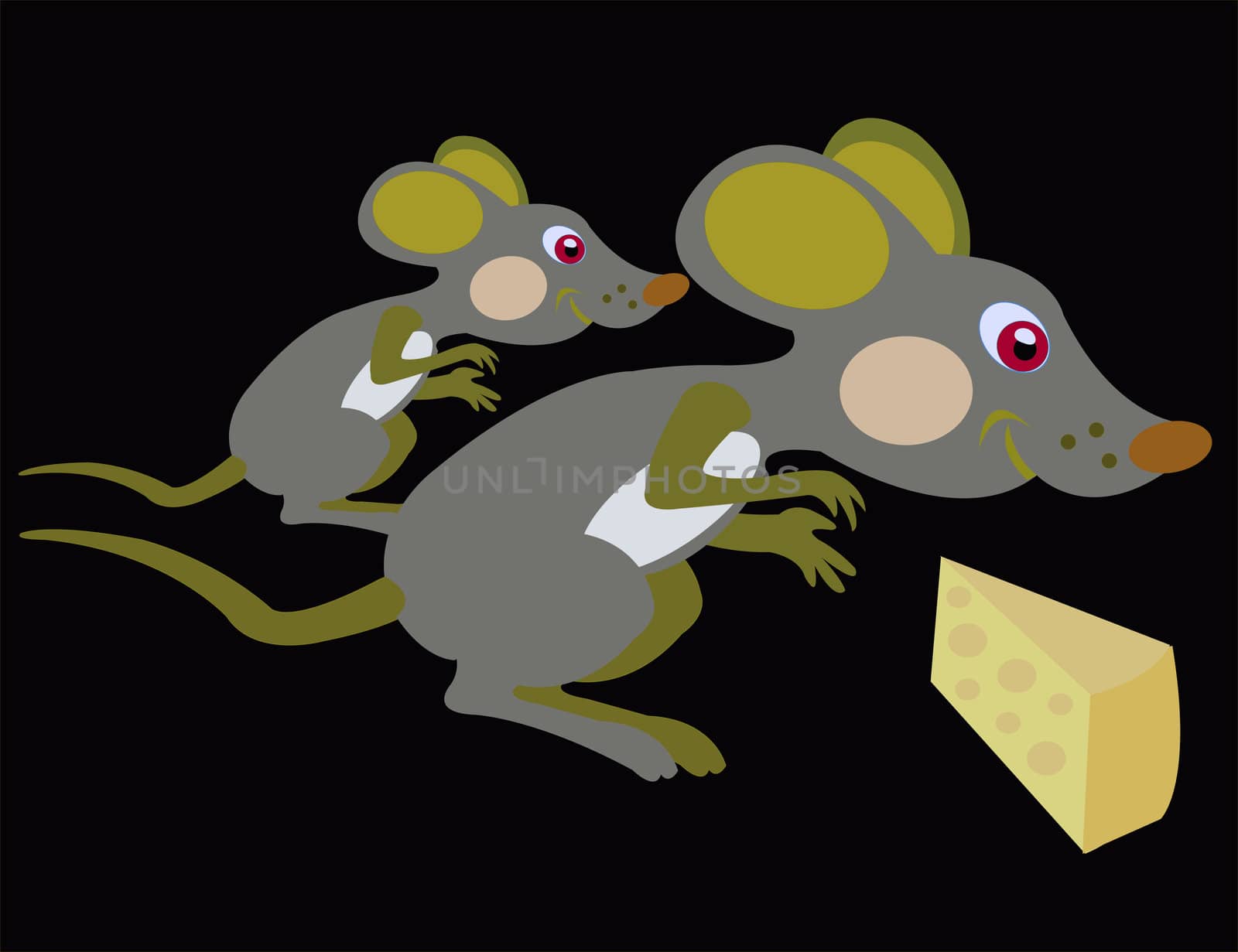 Mouse and cheese by cobol1964