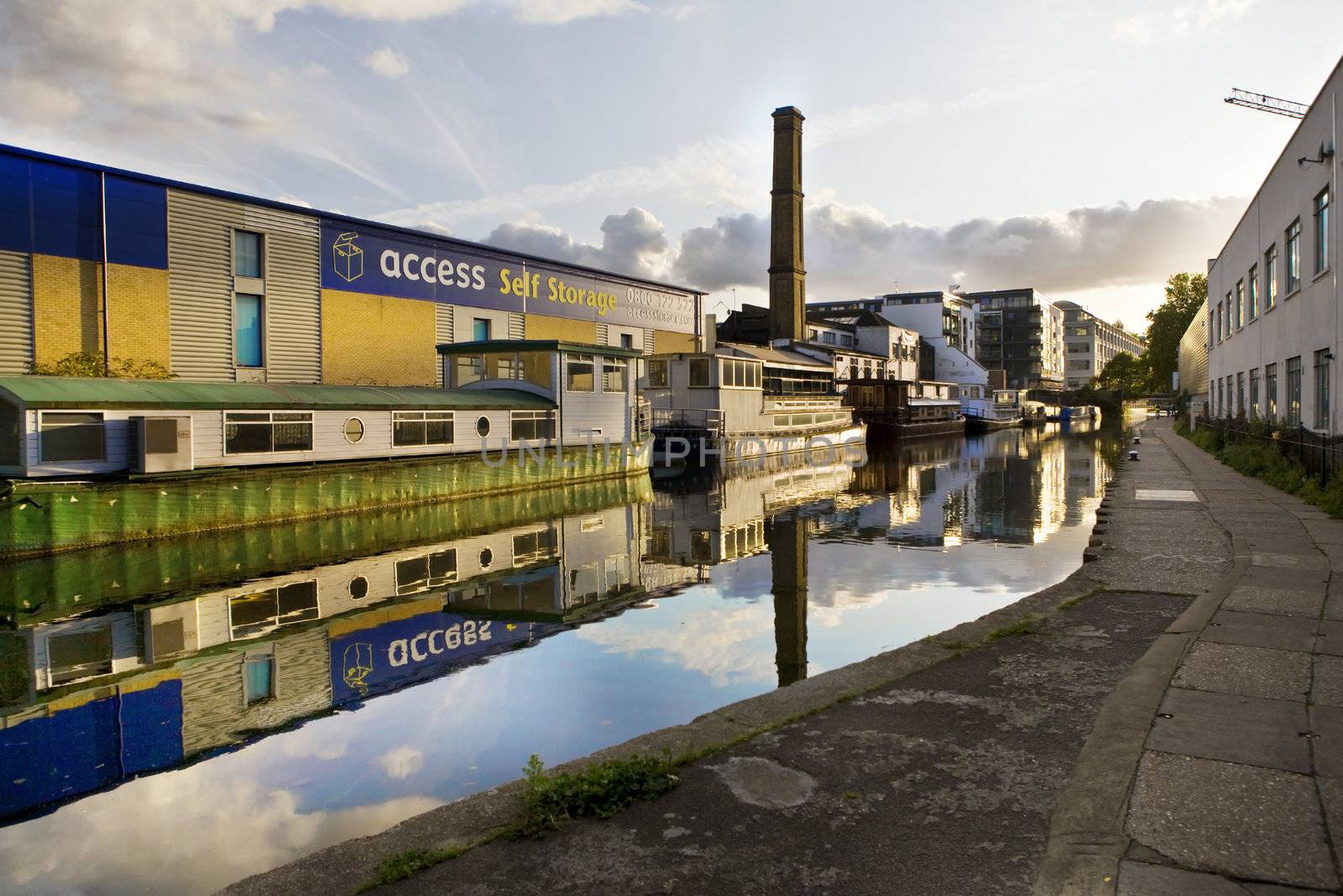 The Regent canal boat in Camden Lock, London