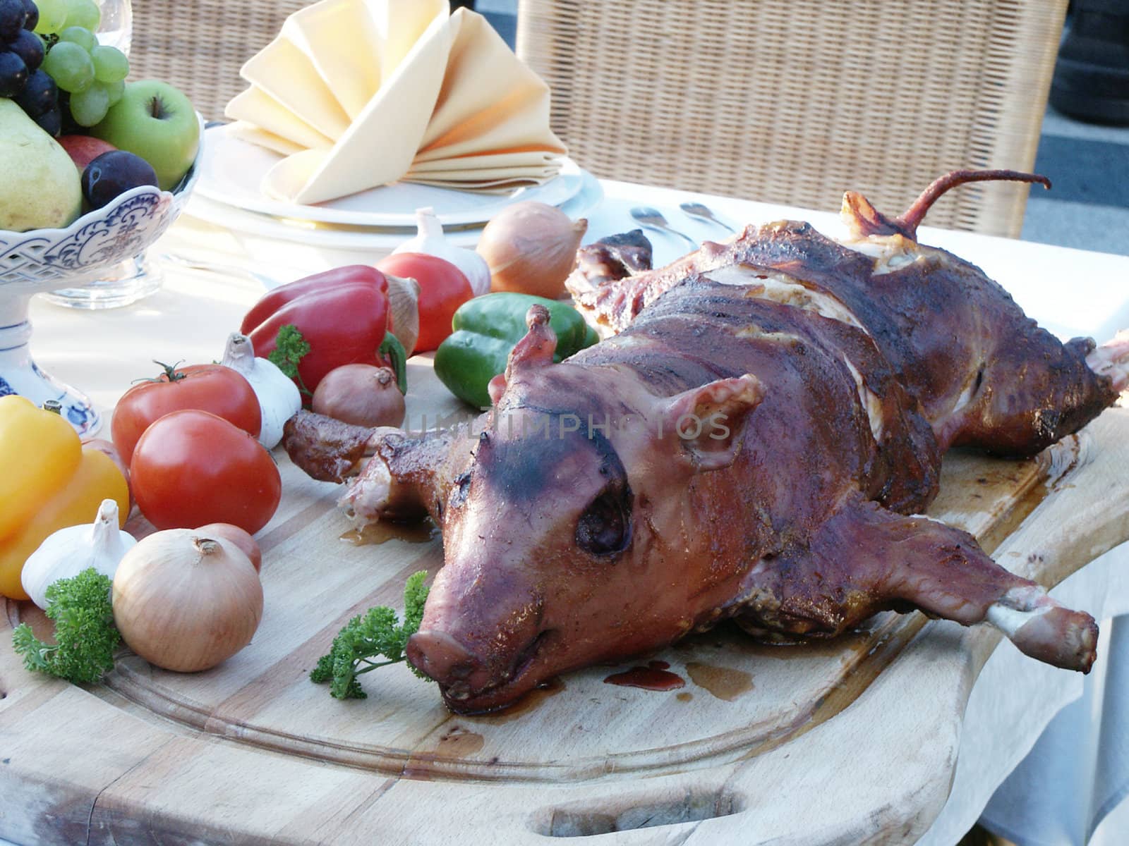 broiled piglet with vegetables by elenarostunova