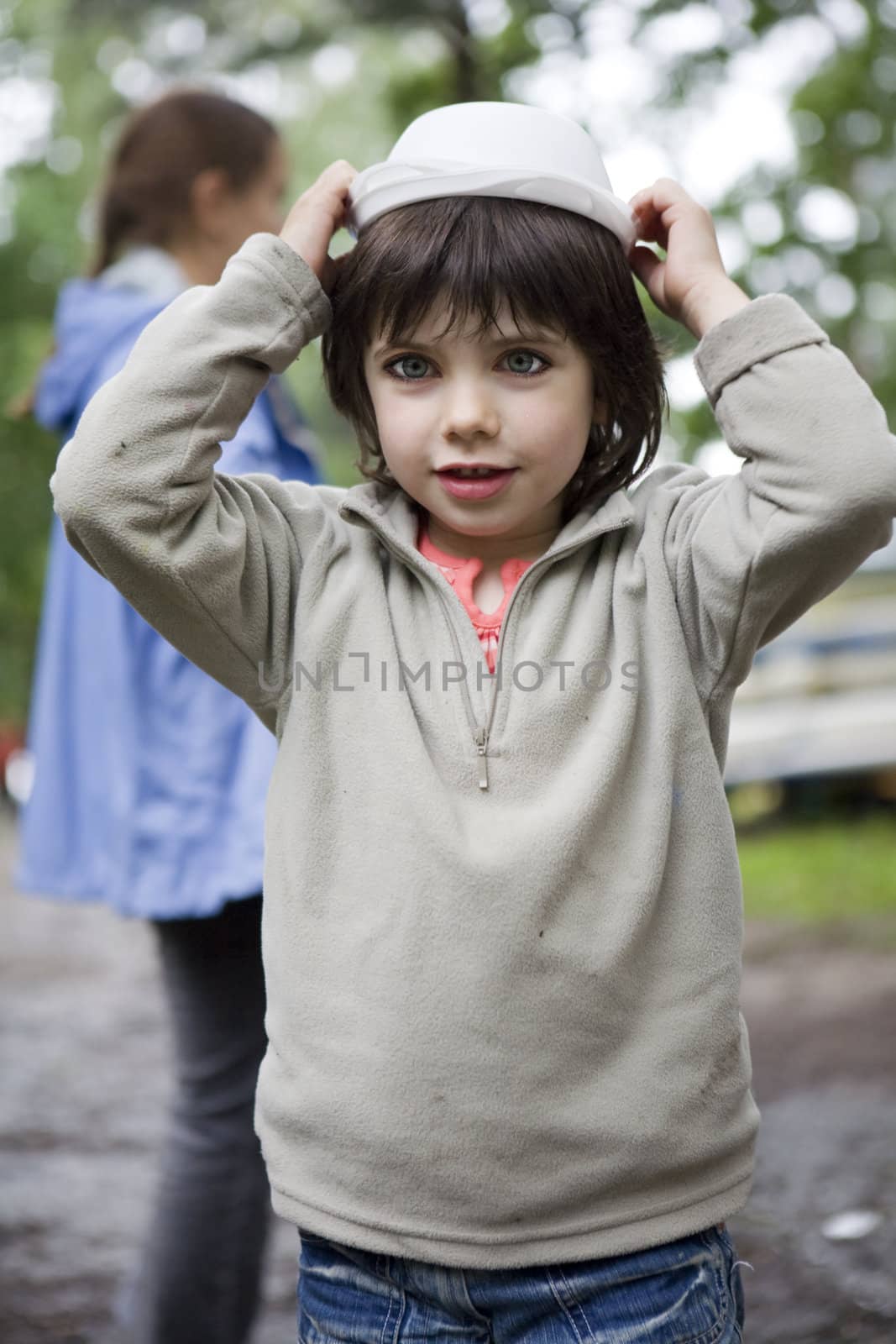 portrait young smiling girl five years old by elenarostunova