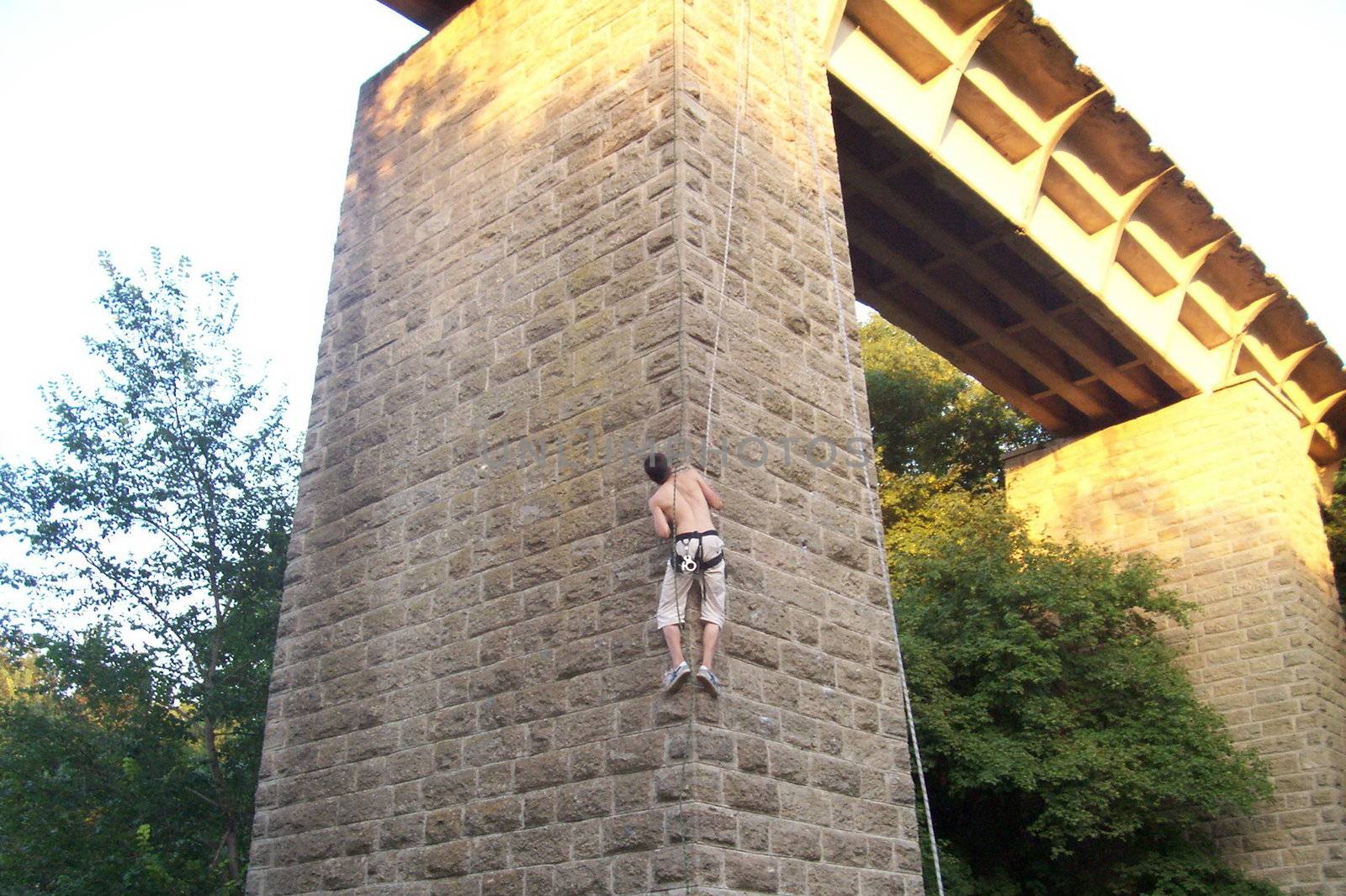 Bridge climbing (first)