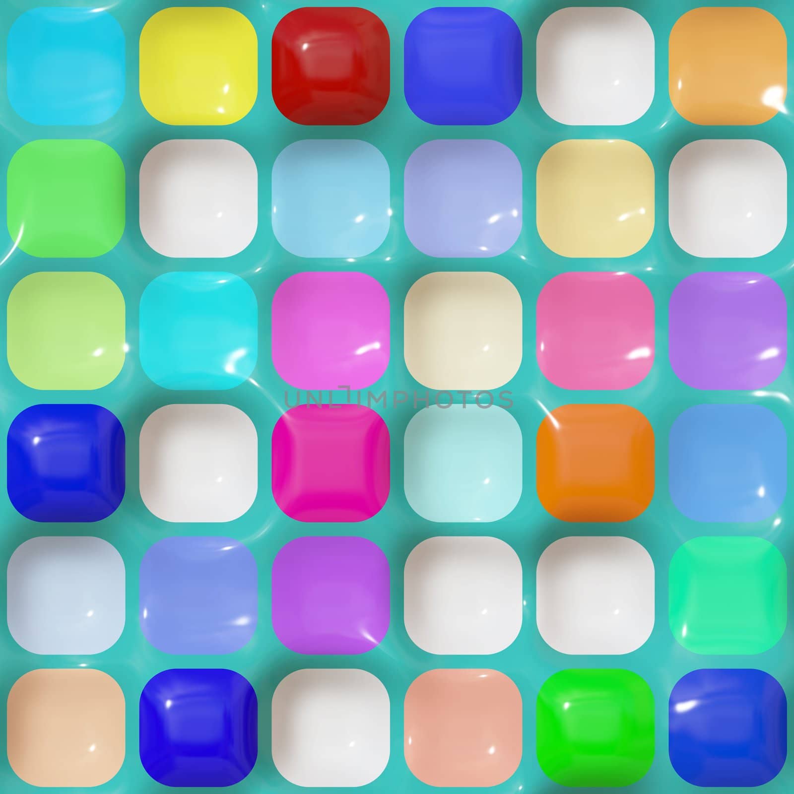 glossy squares pattern by weknow