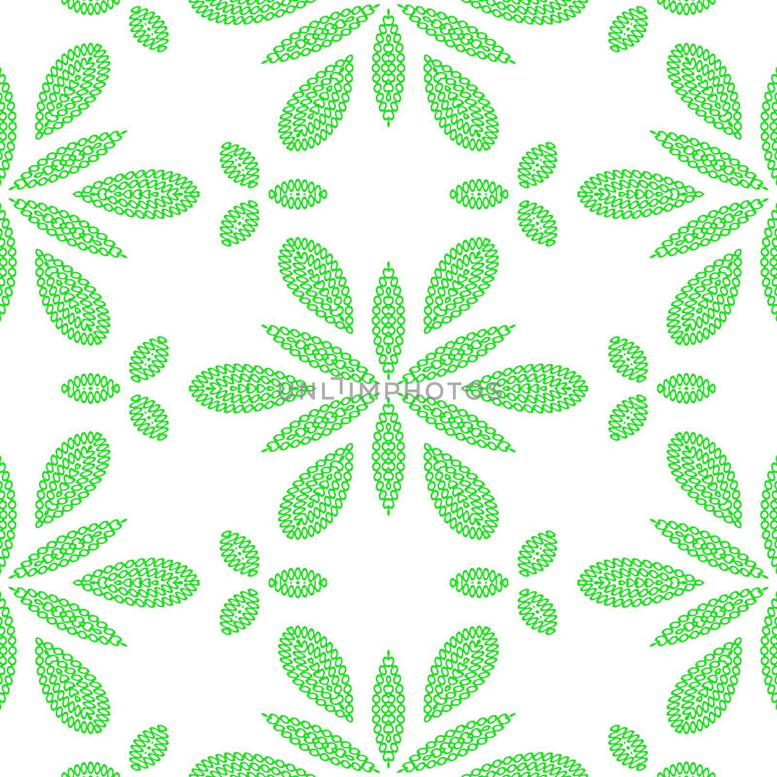 seamless texture of green marijuana weed leaves