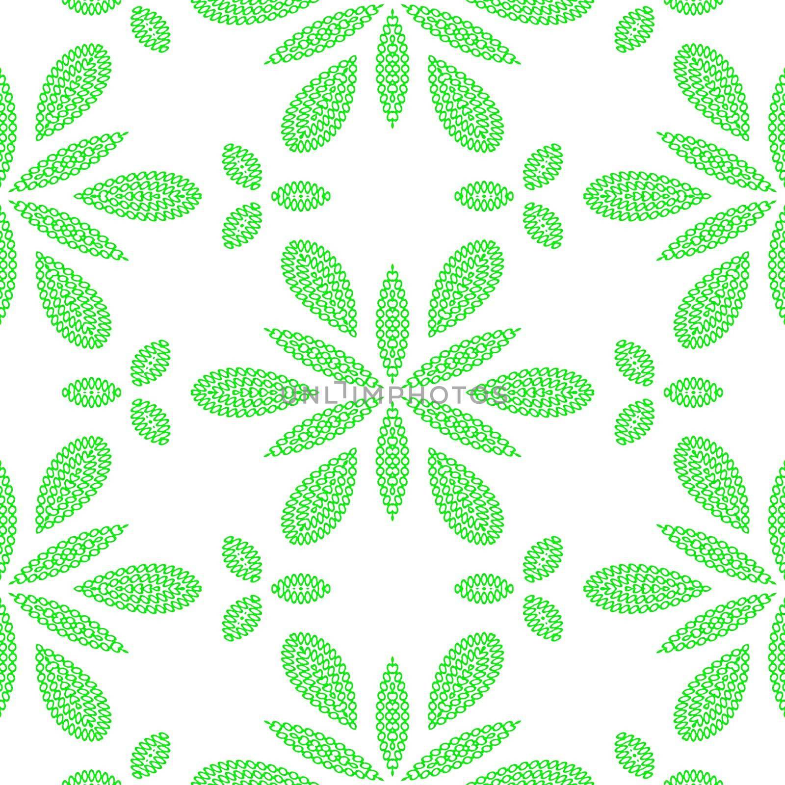 seamless texture of green marijuana weed leaves