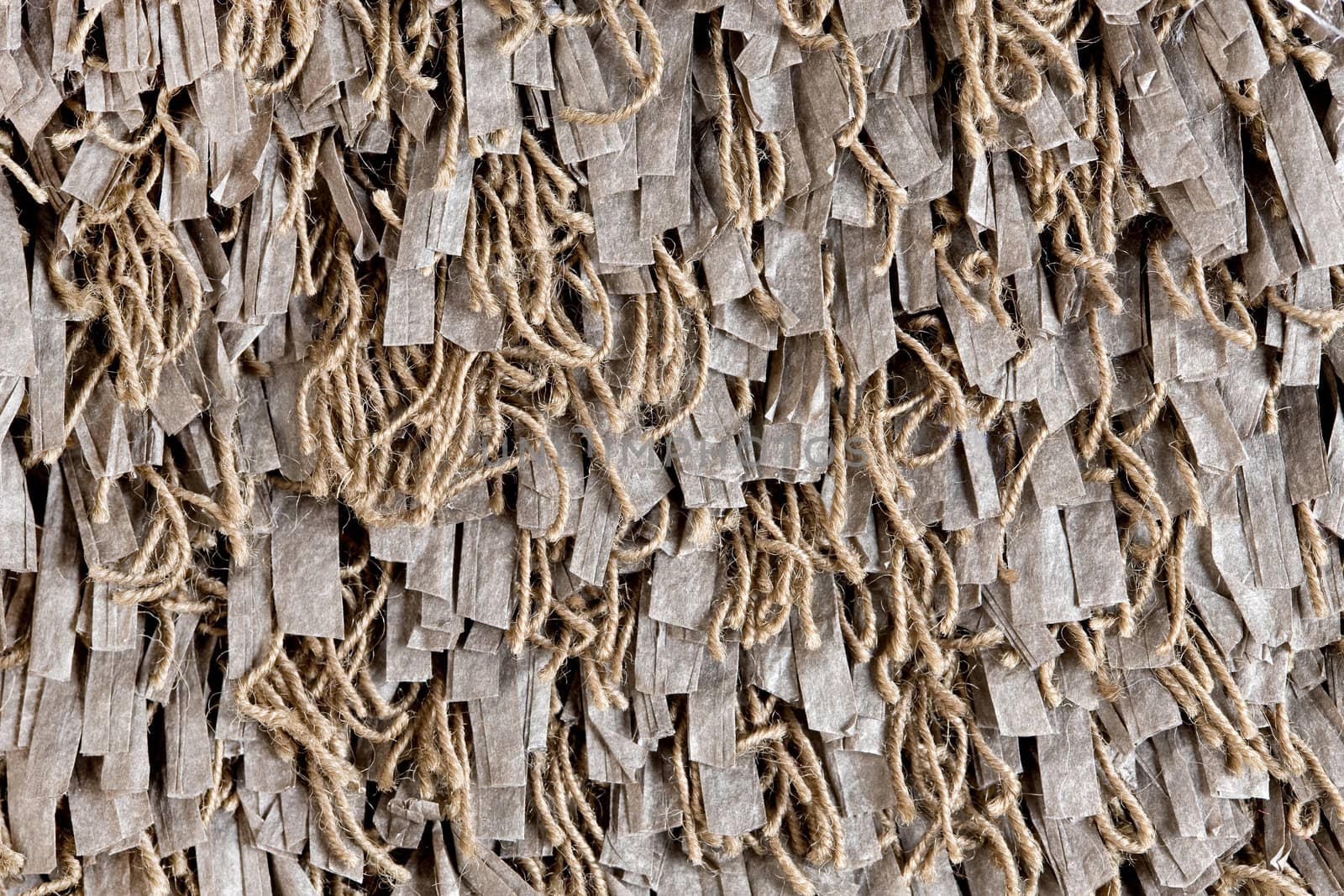 Macro shot of fabric and rope wallpaper
