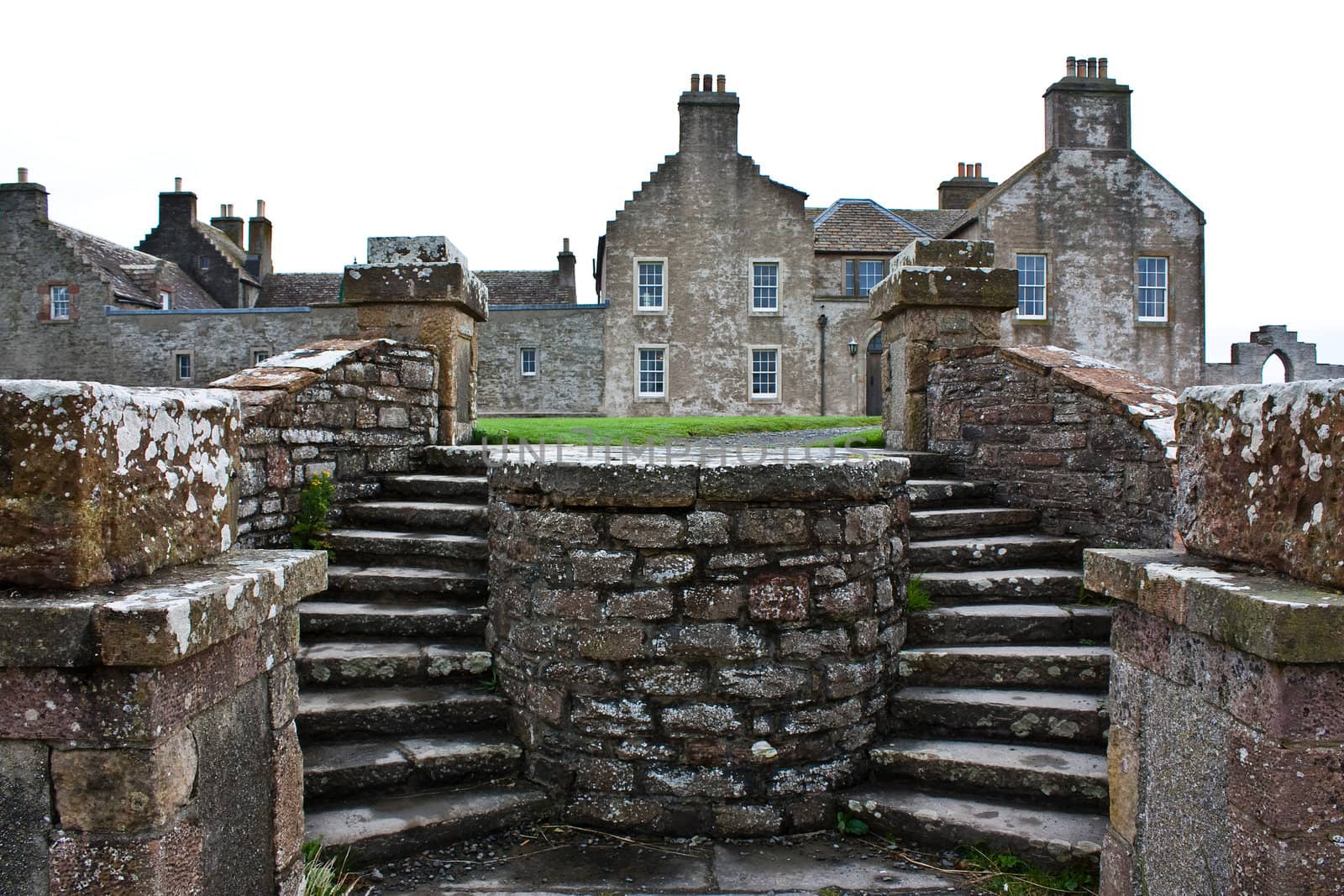 Traditional English mansion in Scotland, Shuterland, approximative 200 years old