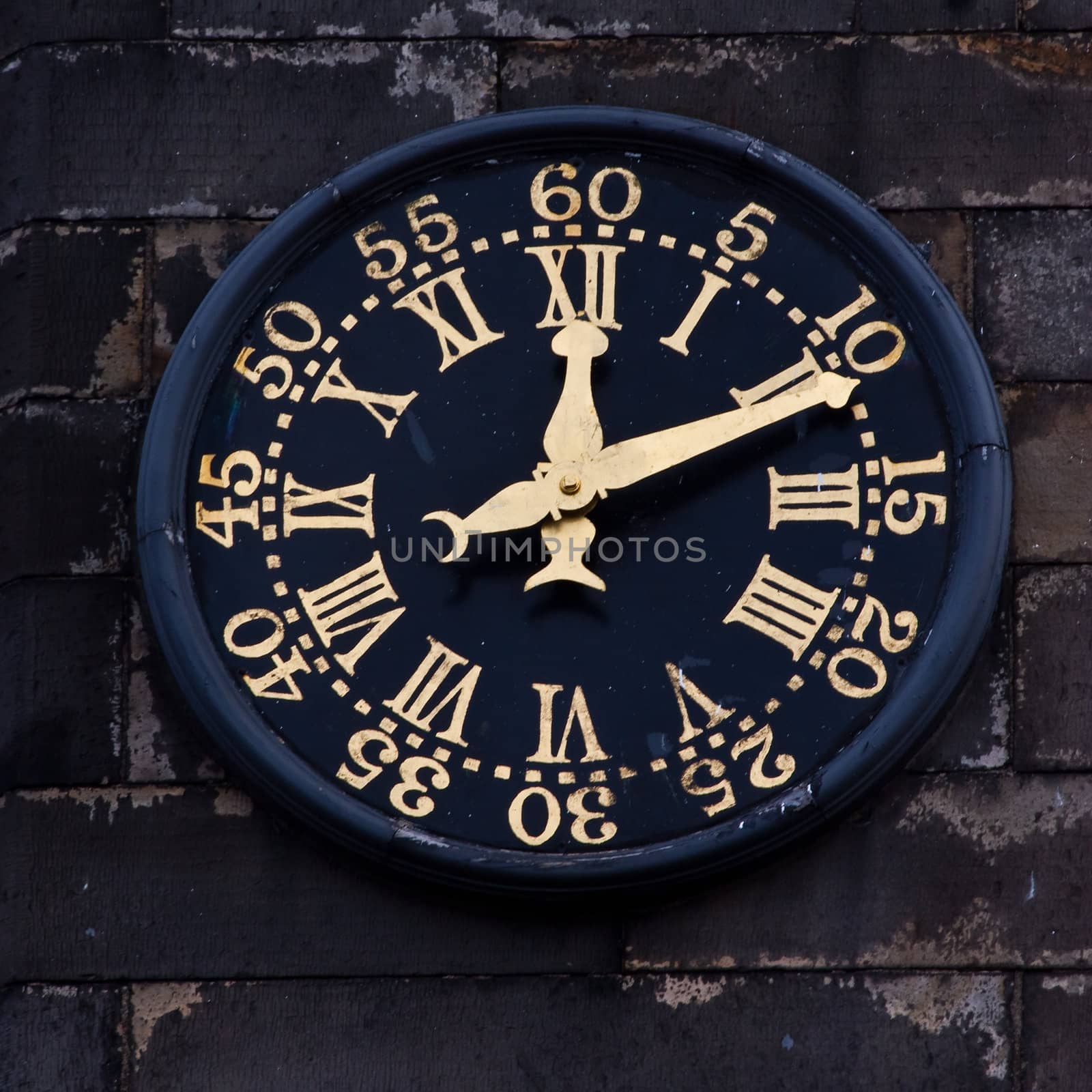 Clock in Edimburgh, Royal Mile, useful for icons