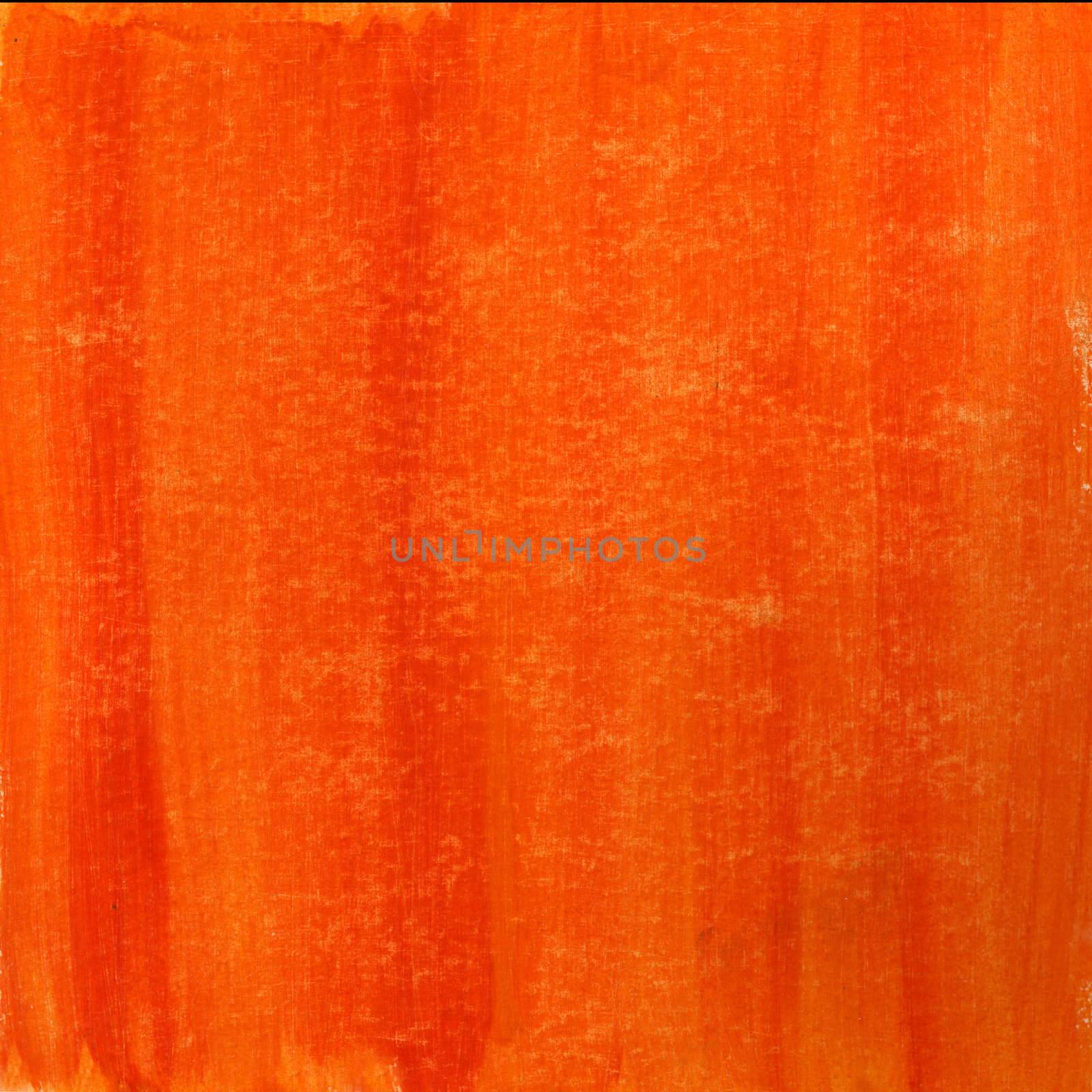 red orange hand painted watercolor abstract witch scratch texture, self made
