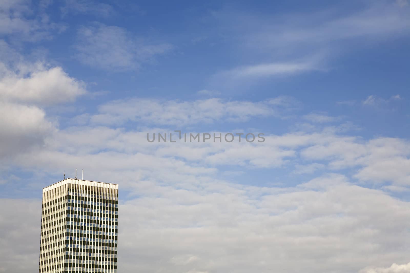 Building in sky. by elenarostunova