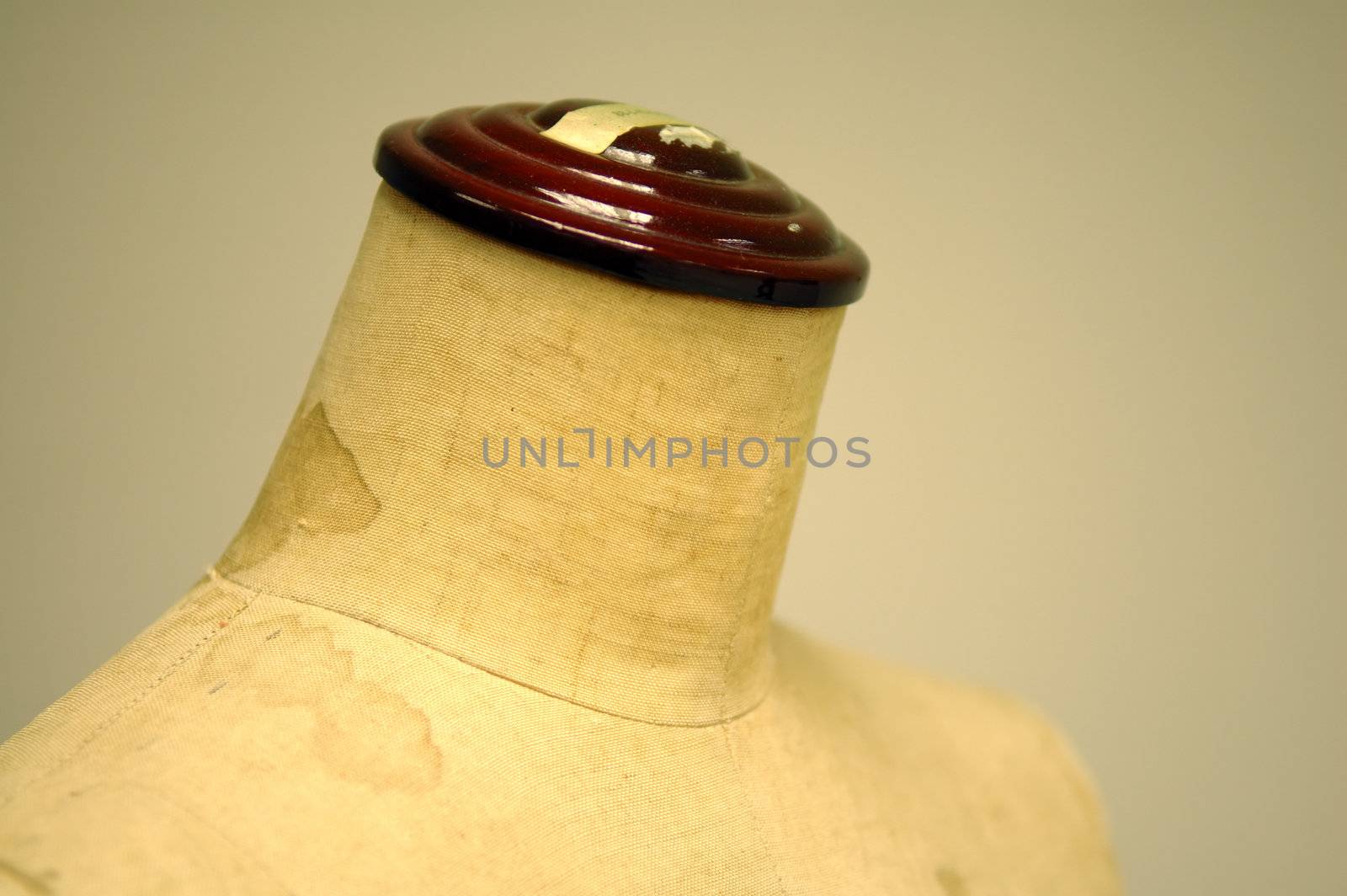 The detail of tailor or dressmaker dummy