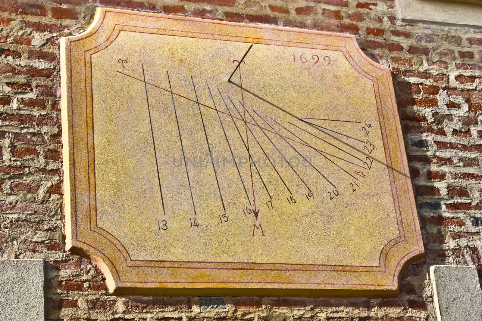 Traditional Italian sundial, a good symbol of anything related to time