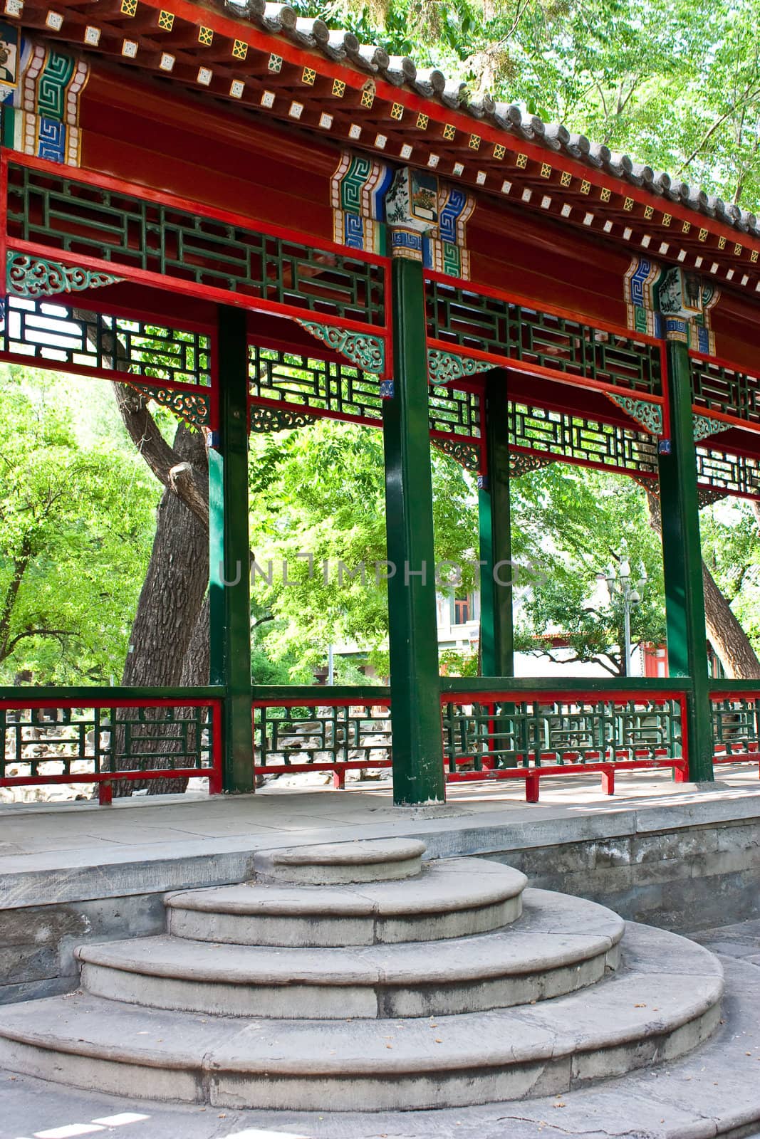 Detail in a residence of Qing Dynasty, close to Forbidden City, Beijing
