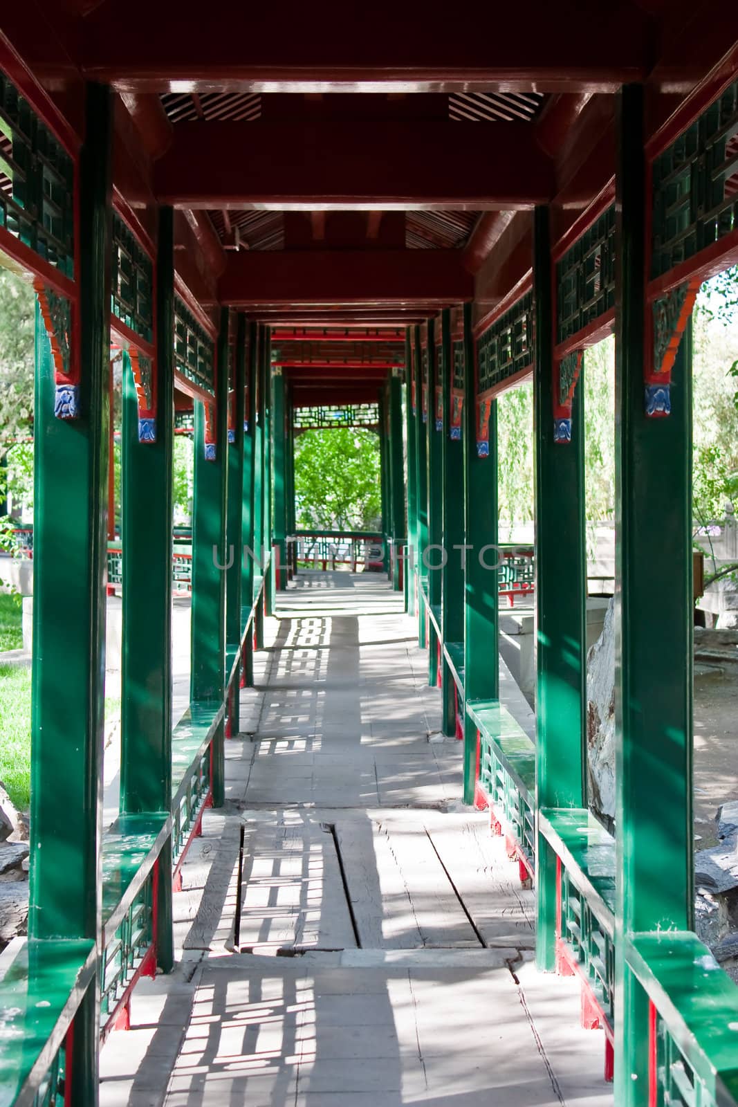 Detail in a residence of Qing Dynasty, close to Forbidden City, Beijing