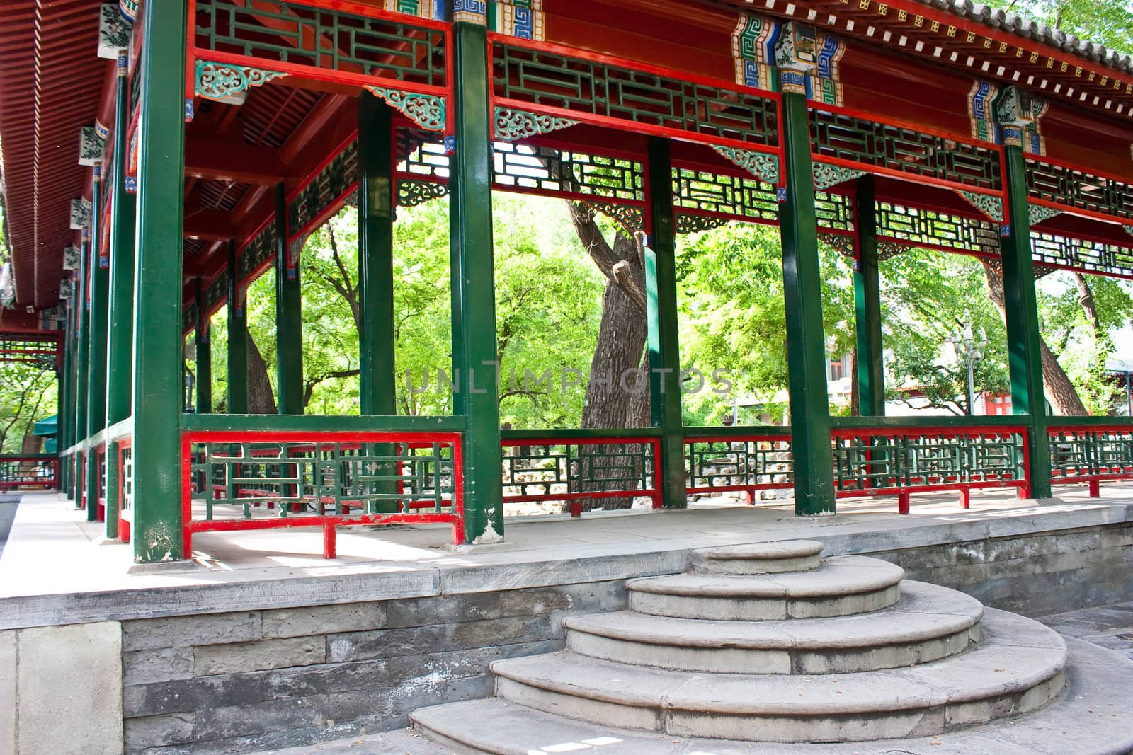 Detail in a residence of Qing Dynasty, close to Forbidden City, Beijing