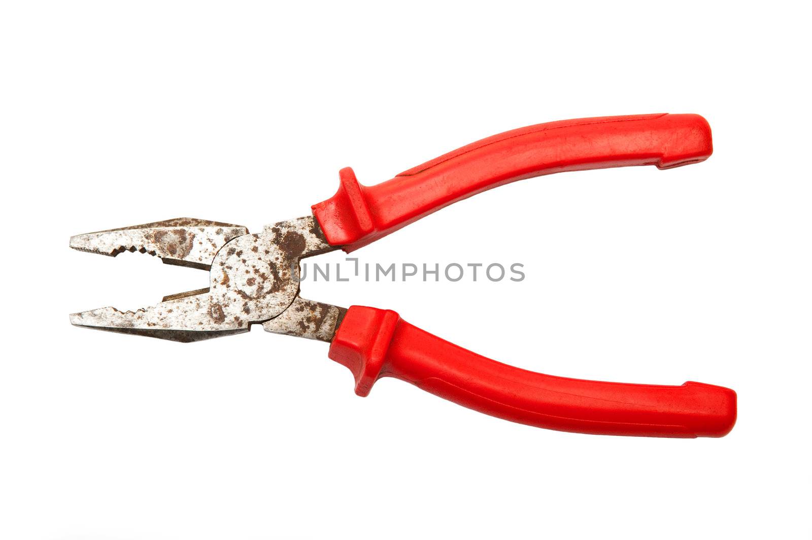 Pliers isolated on white